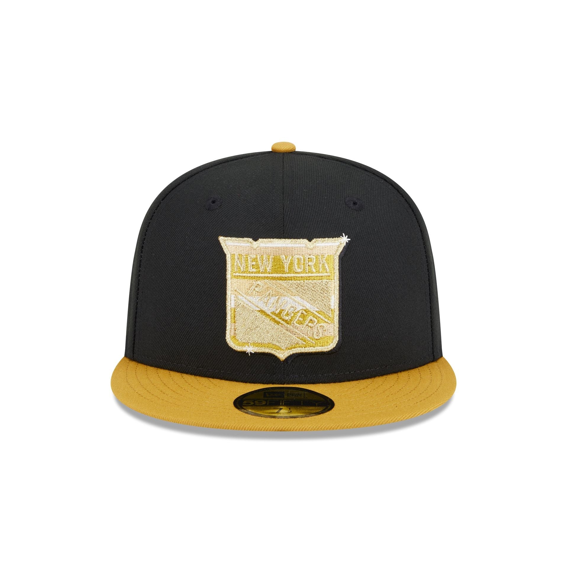 New York Rangers Metallic Gold Logo 59FIFTY Fitted Hat