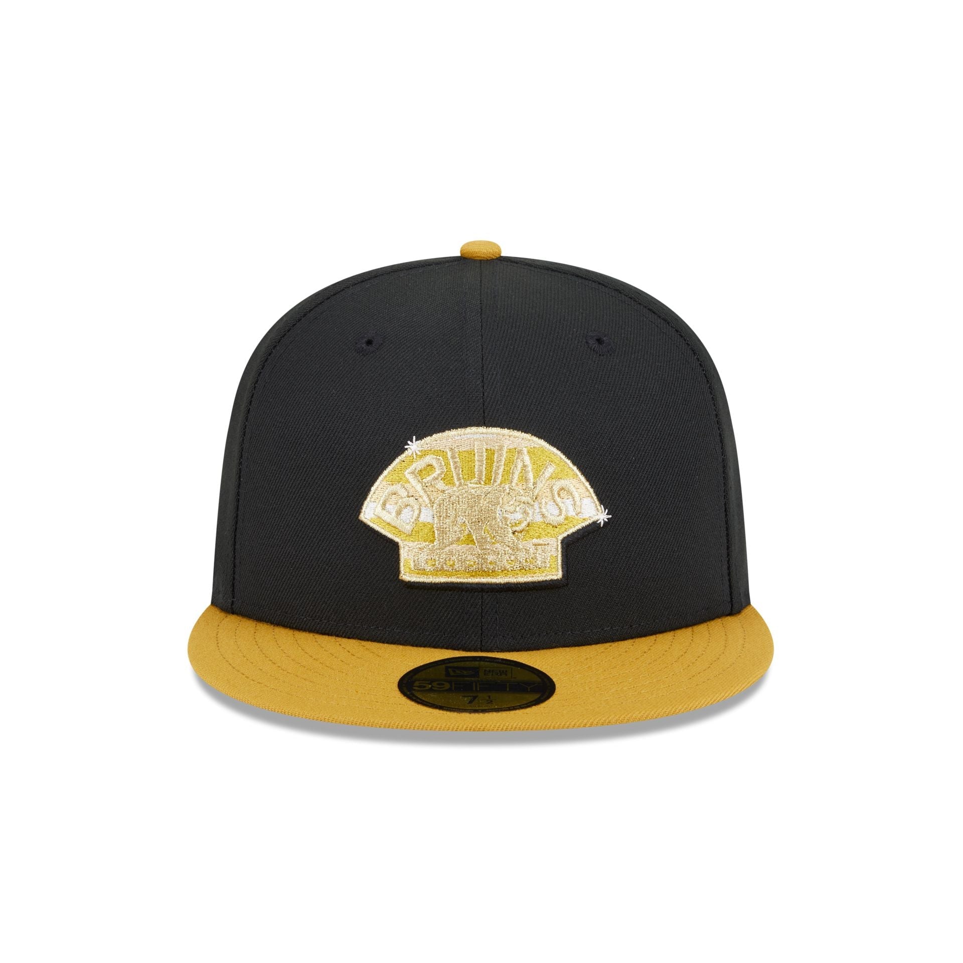 Boston Bruins Metallic Gold Logo 59FIFTY Fitted Hat
