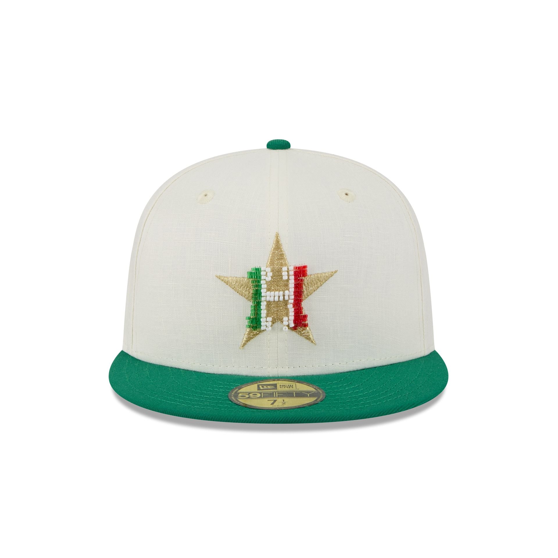 Houston Astros Beaded Linen 59FIFTY Fitted Hat