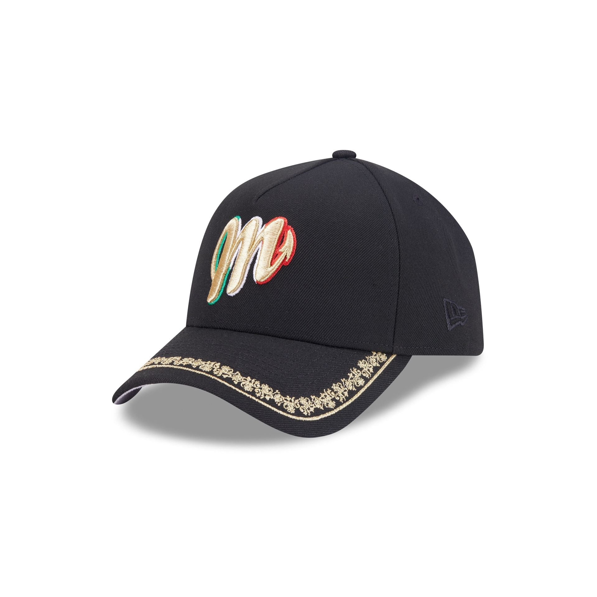 Diablos Rojos del México Ornate Visor 9FORTY A-Frame Snapback Hat