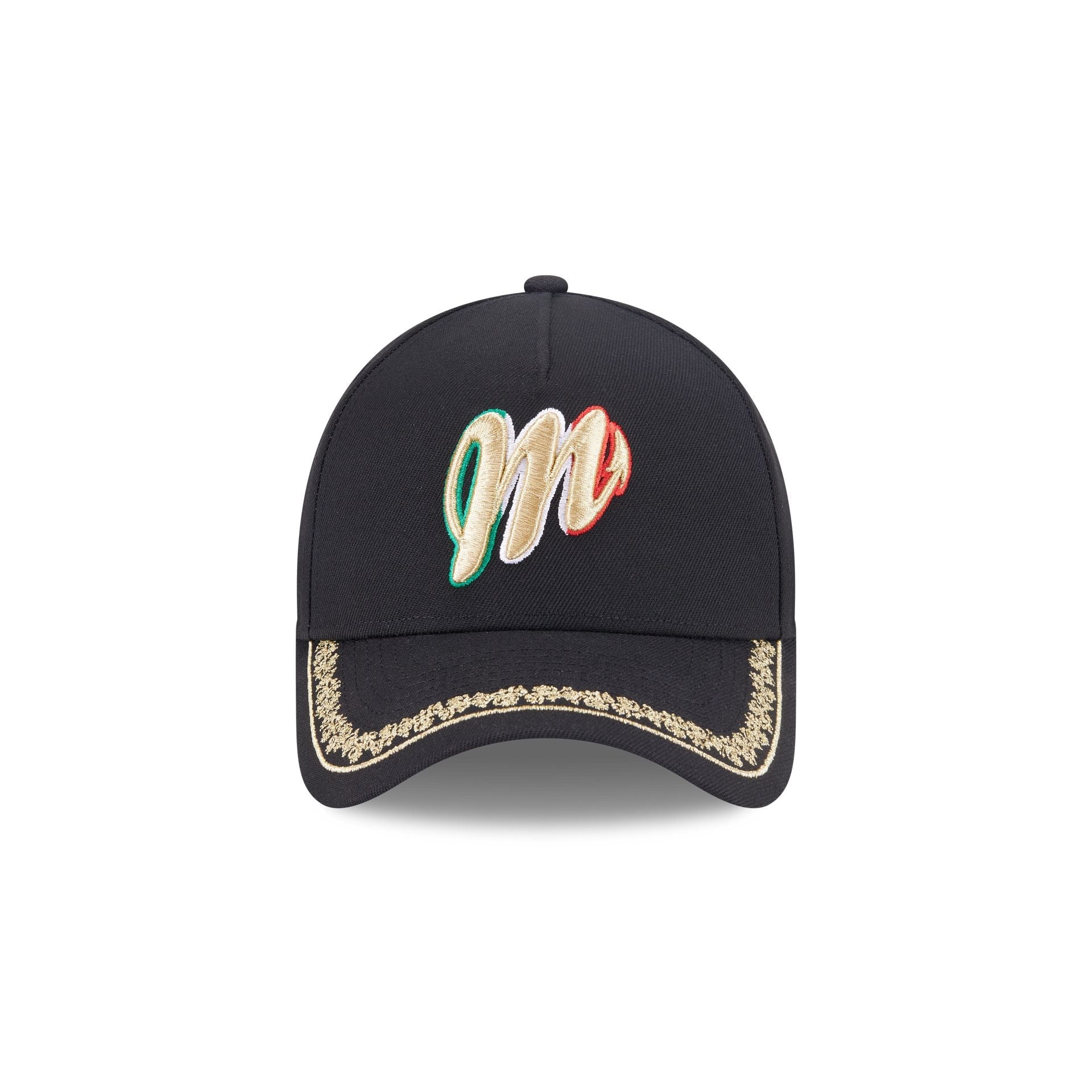 Diablos Rojos del México Ornate Visor 9FORTY A-Frame Snapback Hat