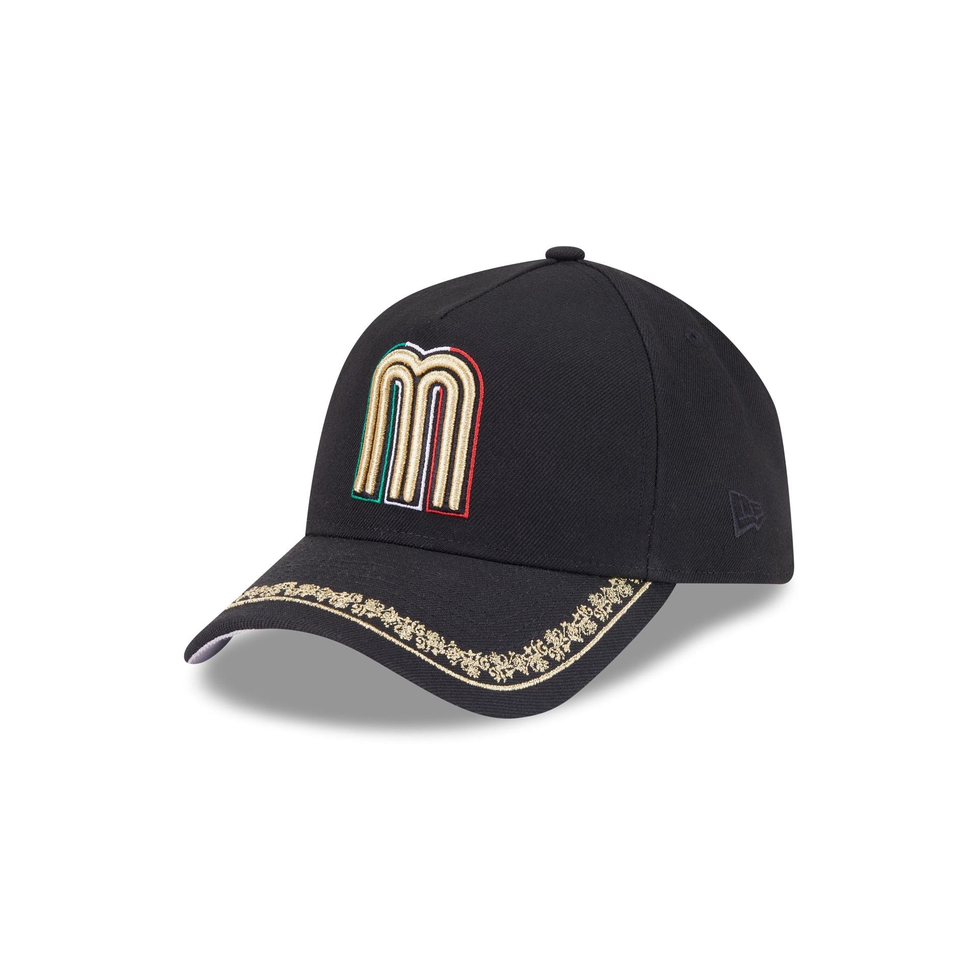 Mexico Baseball Ornate Visor 9FORTY A-Frame Snapback Hat
