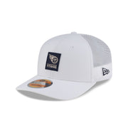 Tennessee Titans 2025 Sideline Hot Weather White 9SEVENTY Trucker Hat