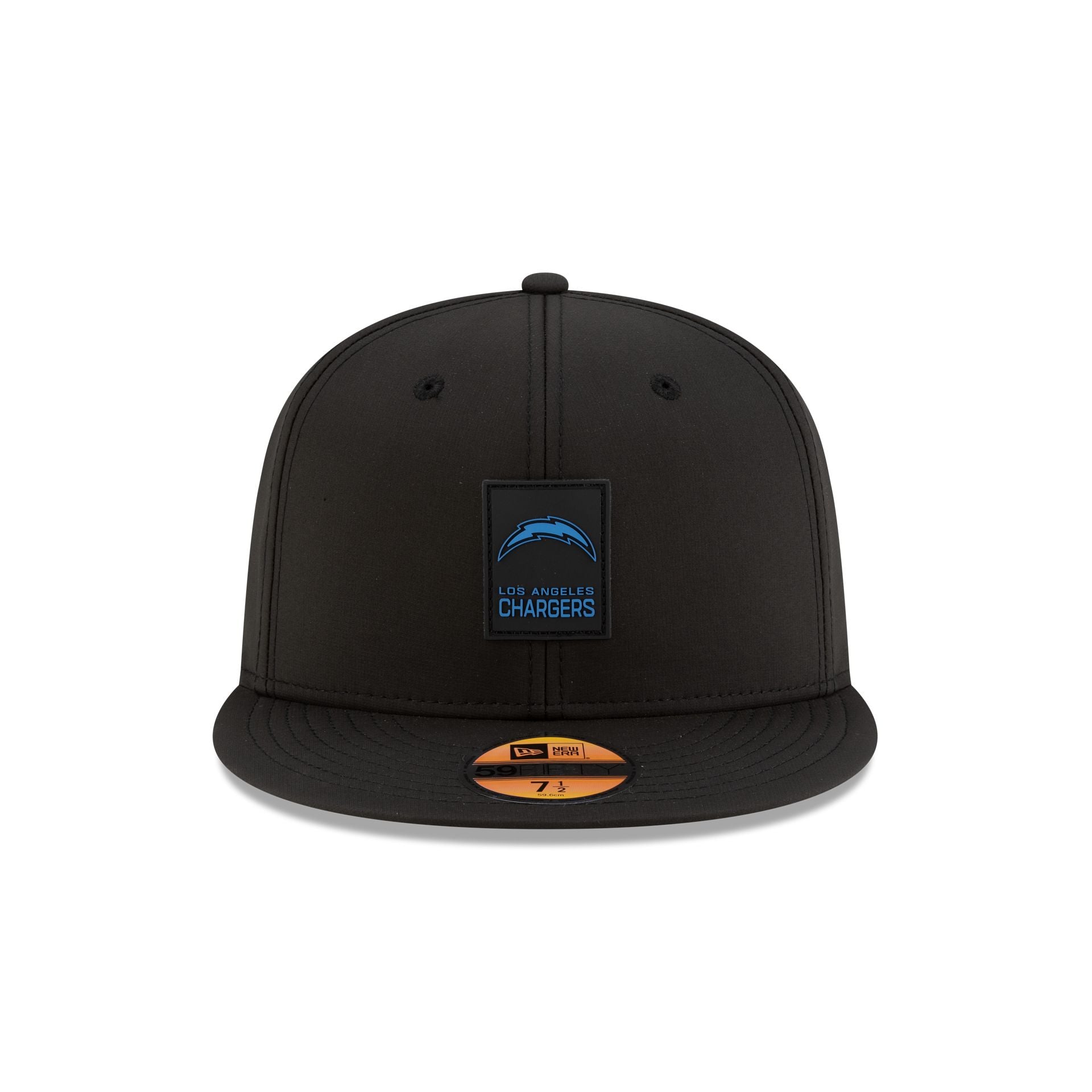 Los Angeles Chargers 2025 Sideline Hot Weather Black 59FIFTY Fitted Hat