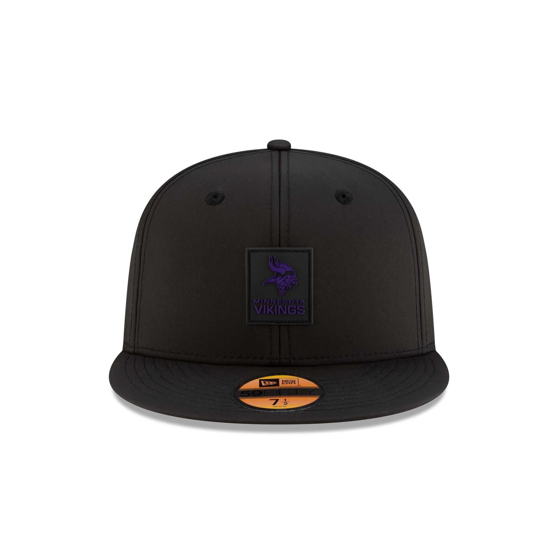 Minnesota Vikings 2025 Sideline Hot Weather Black 59FIFTY Fitted Hat
