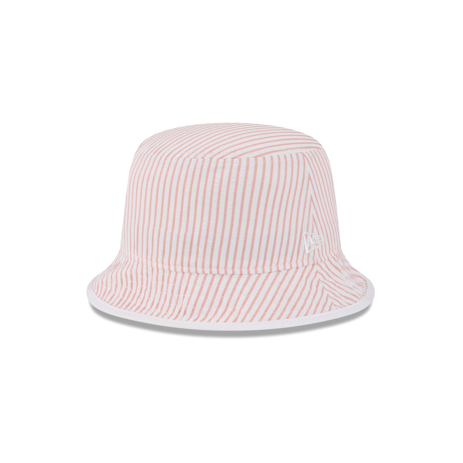 New Era Cap Peach Pinstripe Bucket Hat