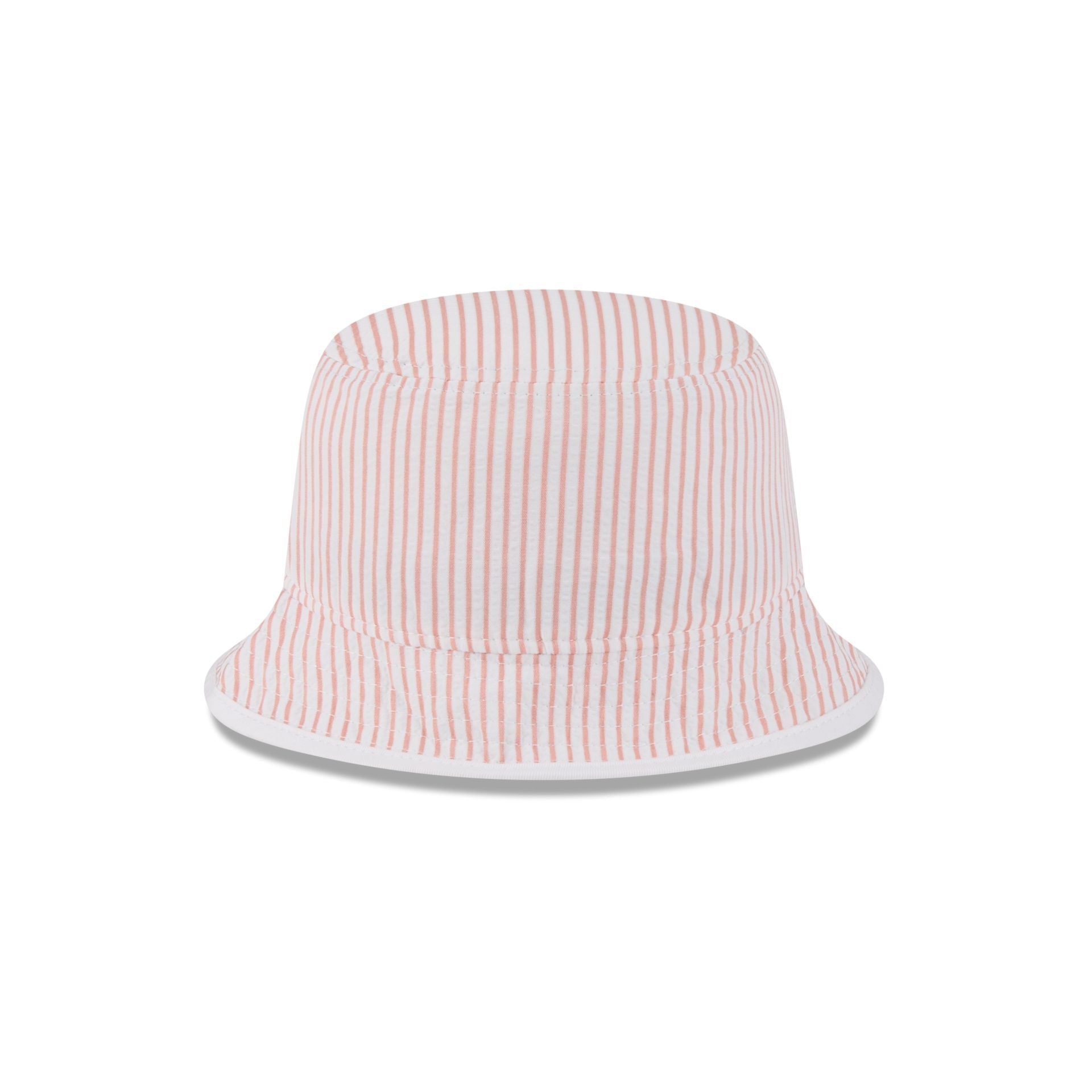 New Era Cap Peach Pinstripe Bucket Hat