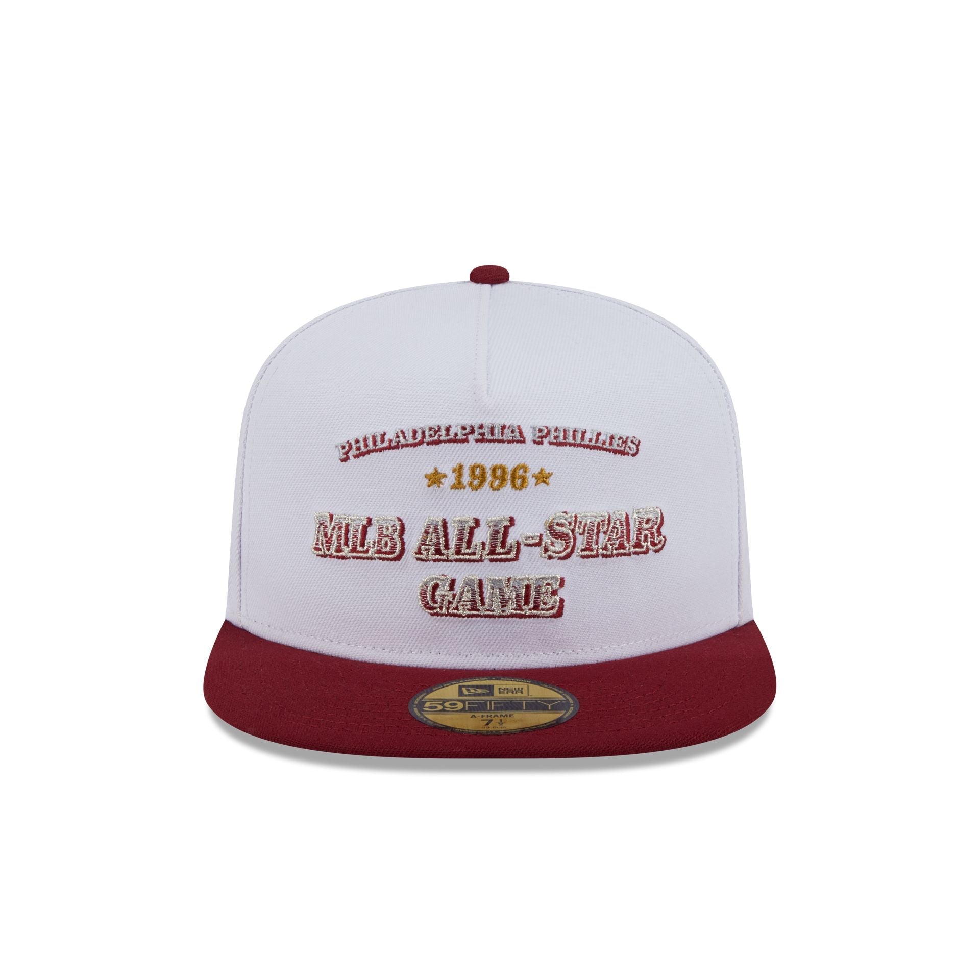 Philadelphia Phillies Summer Derby White 59FIFTY A-Frame Fitted Hat