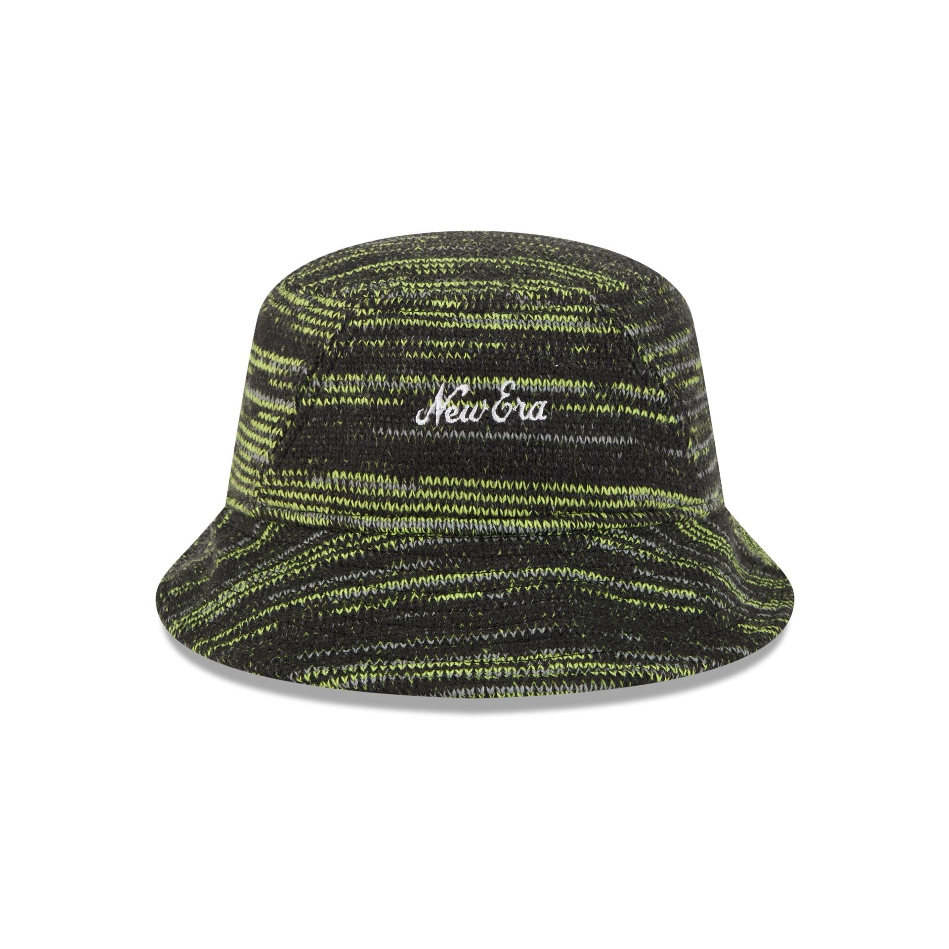 New Era Cap Cyber Green Knit Bucket Hat