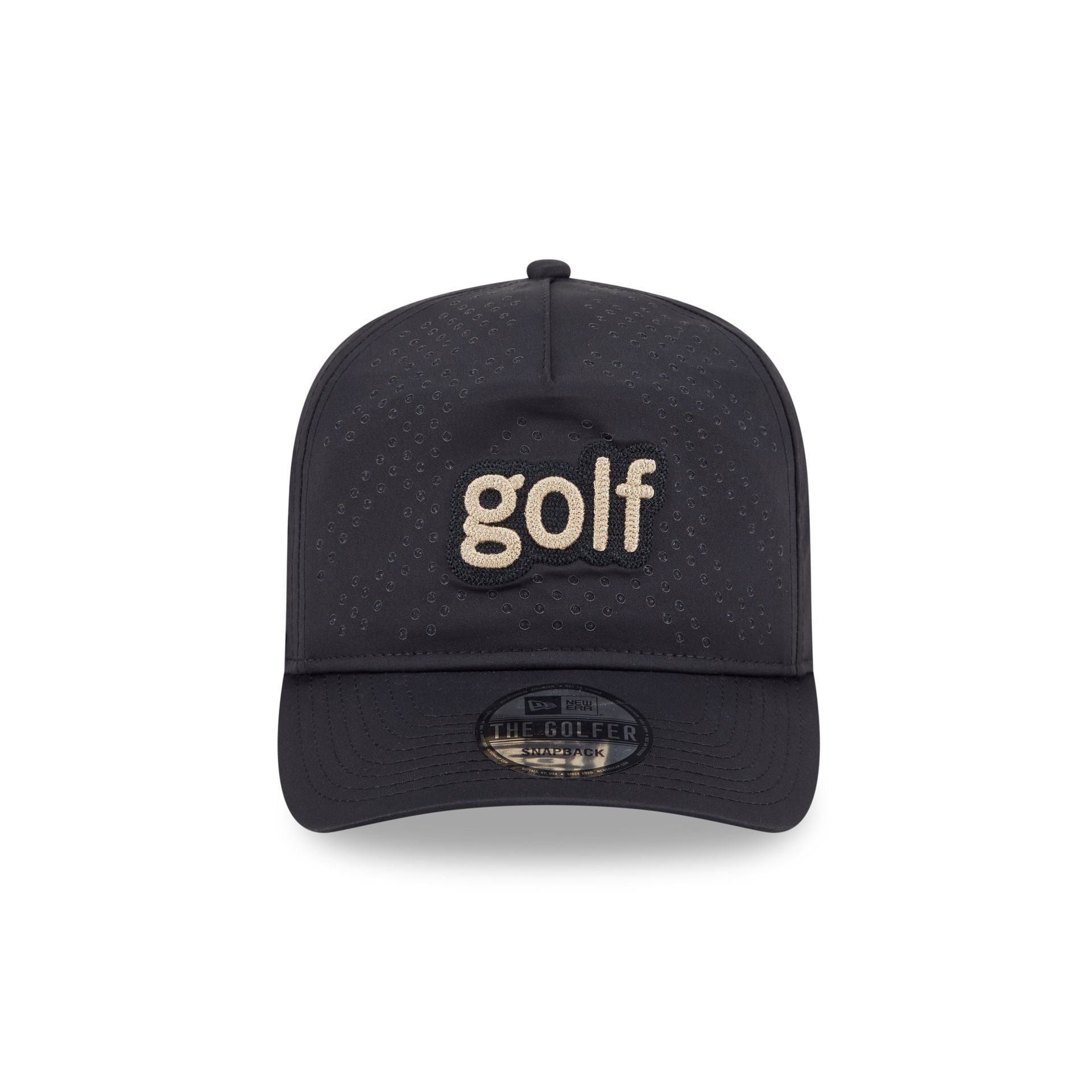New Era Golf Black Golfer Hat