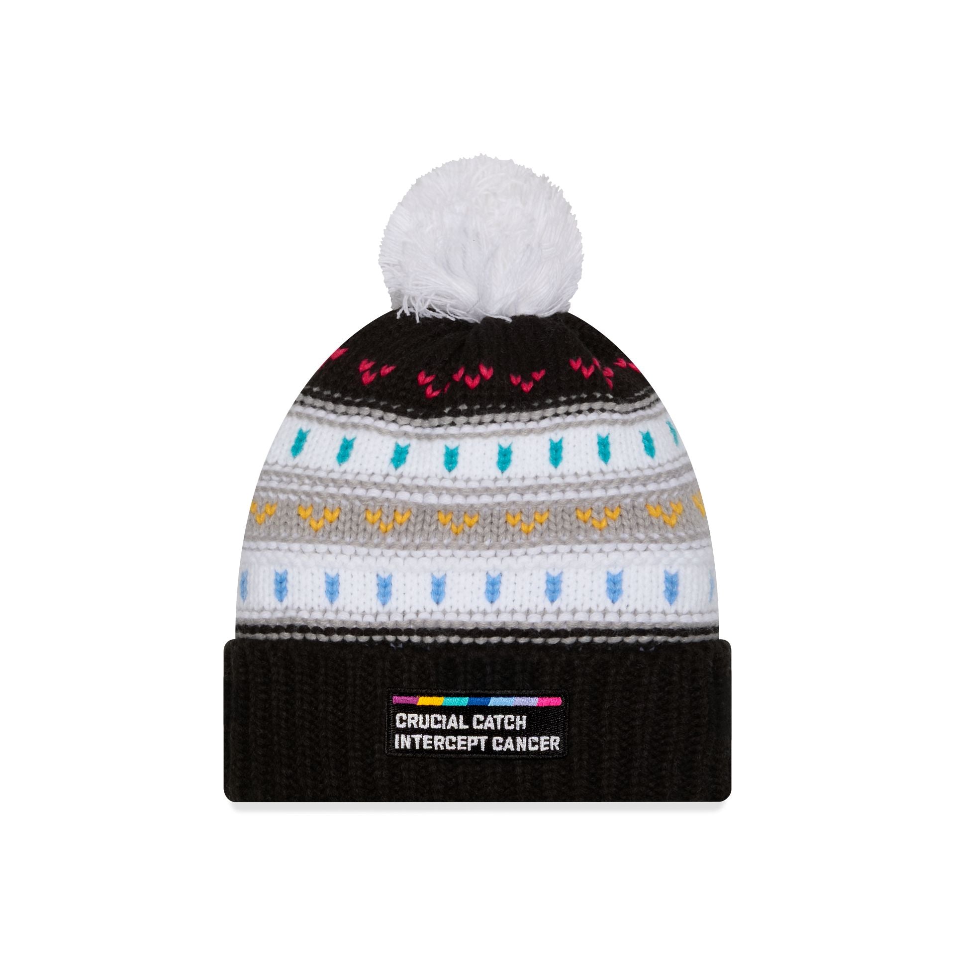 Buffalo Bills 2025 Crucial Catch Women's Pom Knit Hat