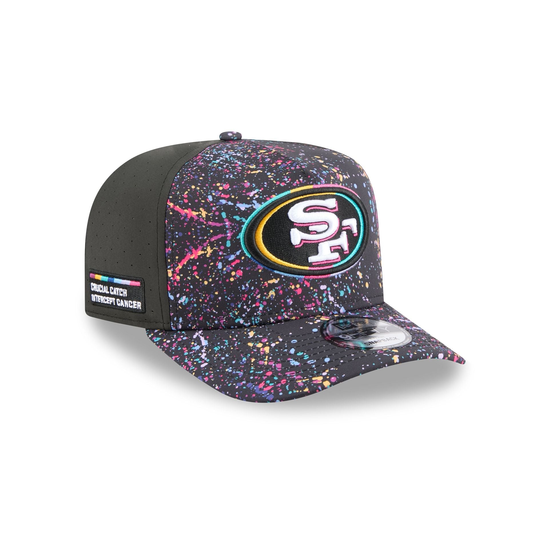 San Francisco 49ers 2025 Crucial Catch 9FIFTY A-Frame Snapback Hat