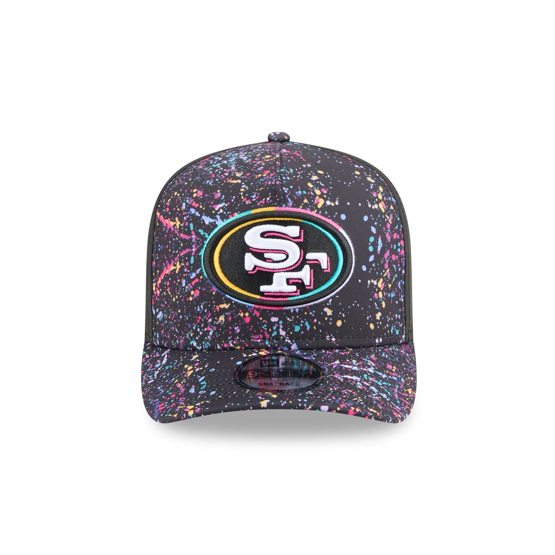 San Francisco 49ers 2025 Crucial Catch 9FIFTY A-Frame Snapback Hat