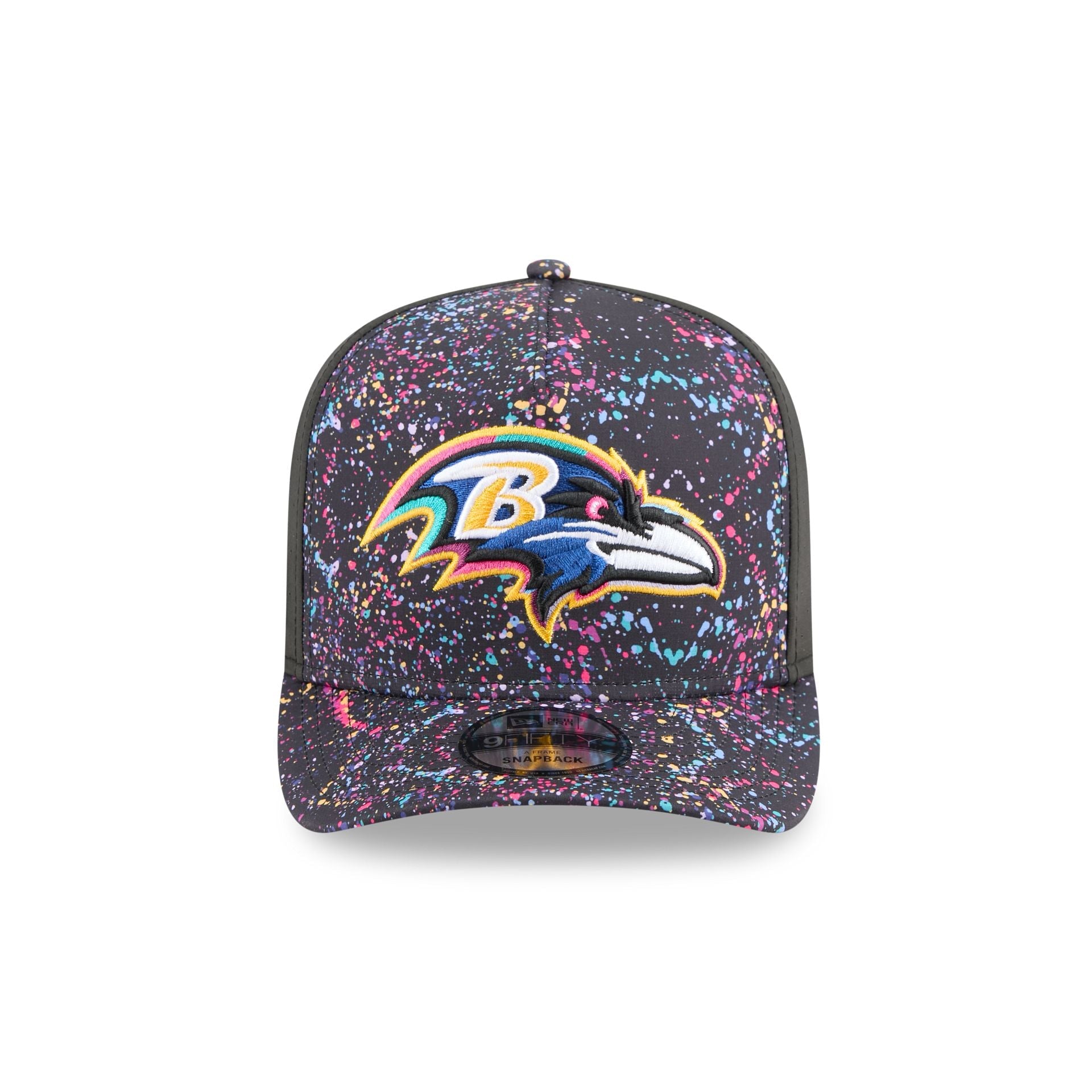 Baltimore Ravens 2025 Crucial Catch 9FIFTY A-Frame Snapback Hat