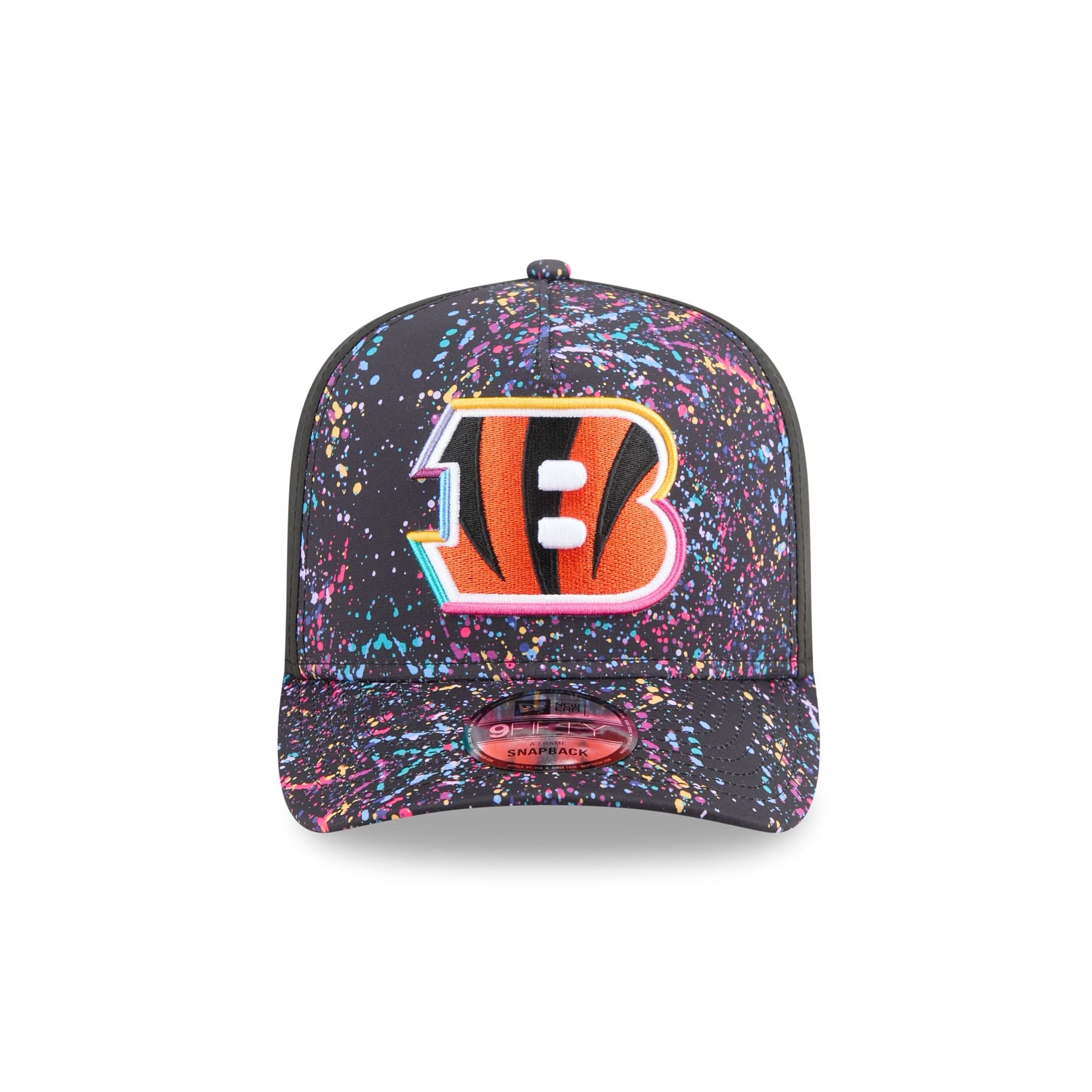Cincinnati Bengals 2025 Crucial Catch 9FIFTY A-Frame Snapback Hat