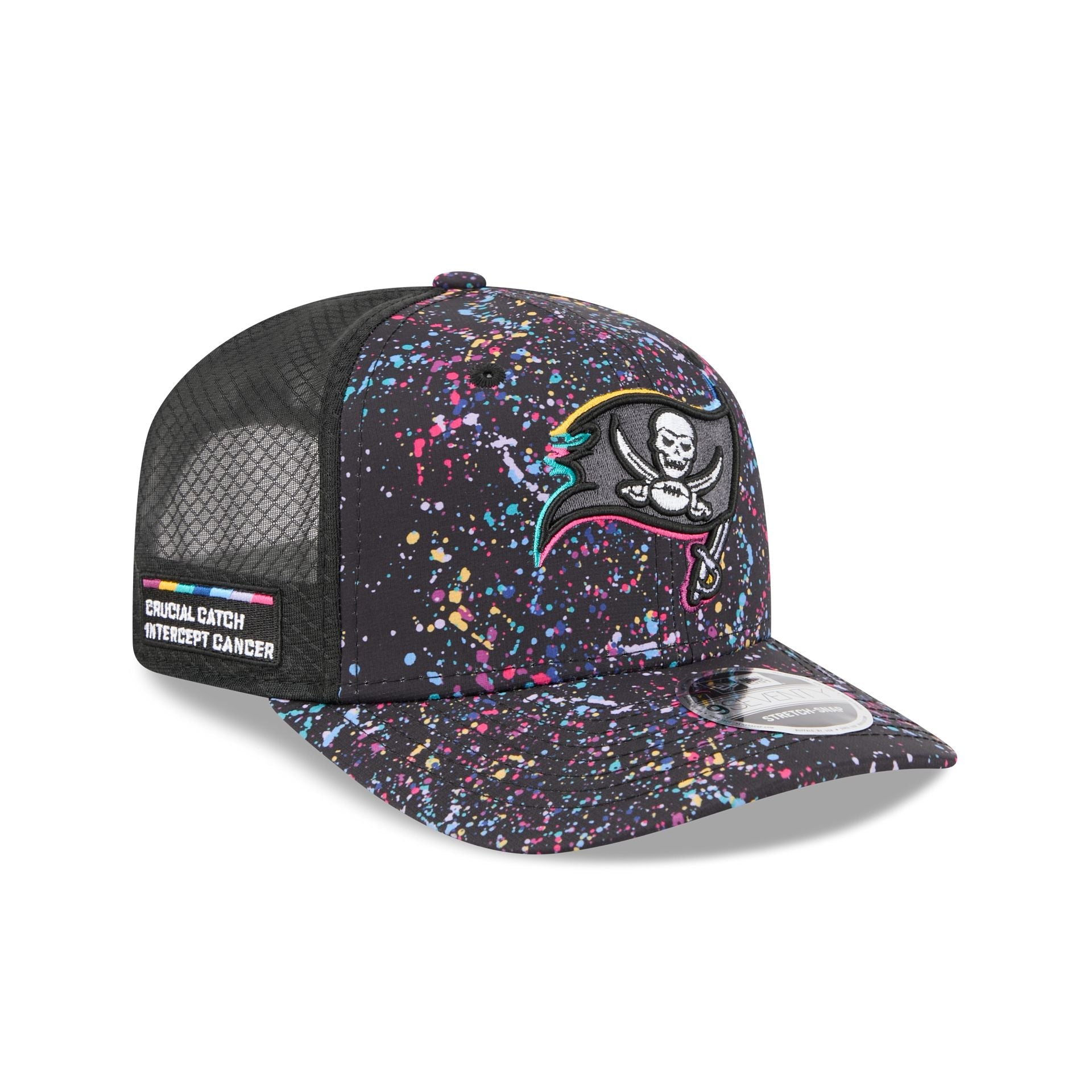 Tampa Bay Buccaneers 2025 Crucial Catch 9SEVENTY Trucker Hat