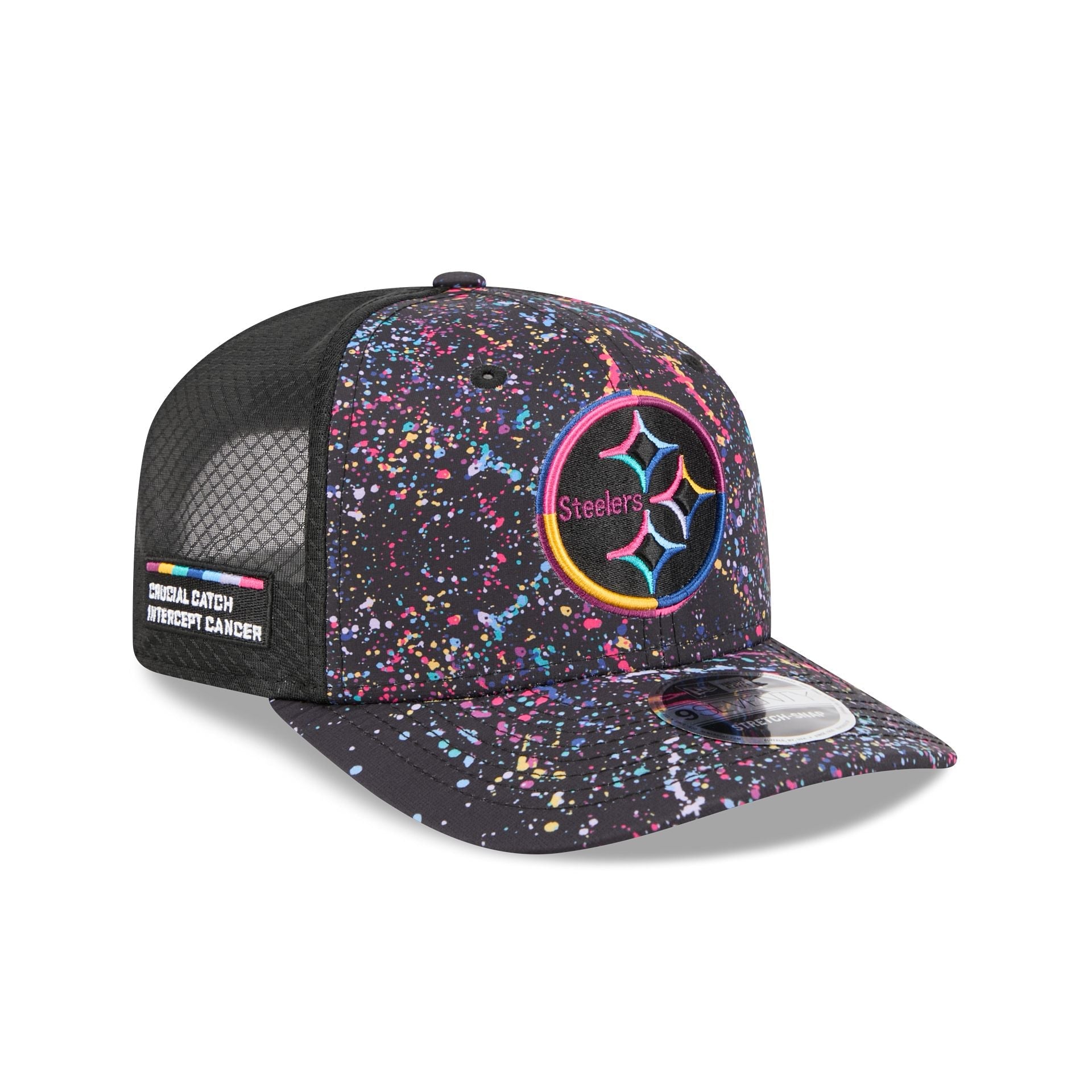 Pittsburgh Steelers 2025 Crucial Catch 9SEVENTY Trucker Hat