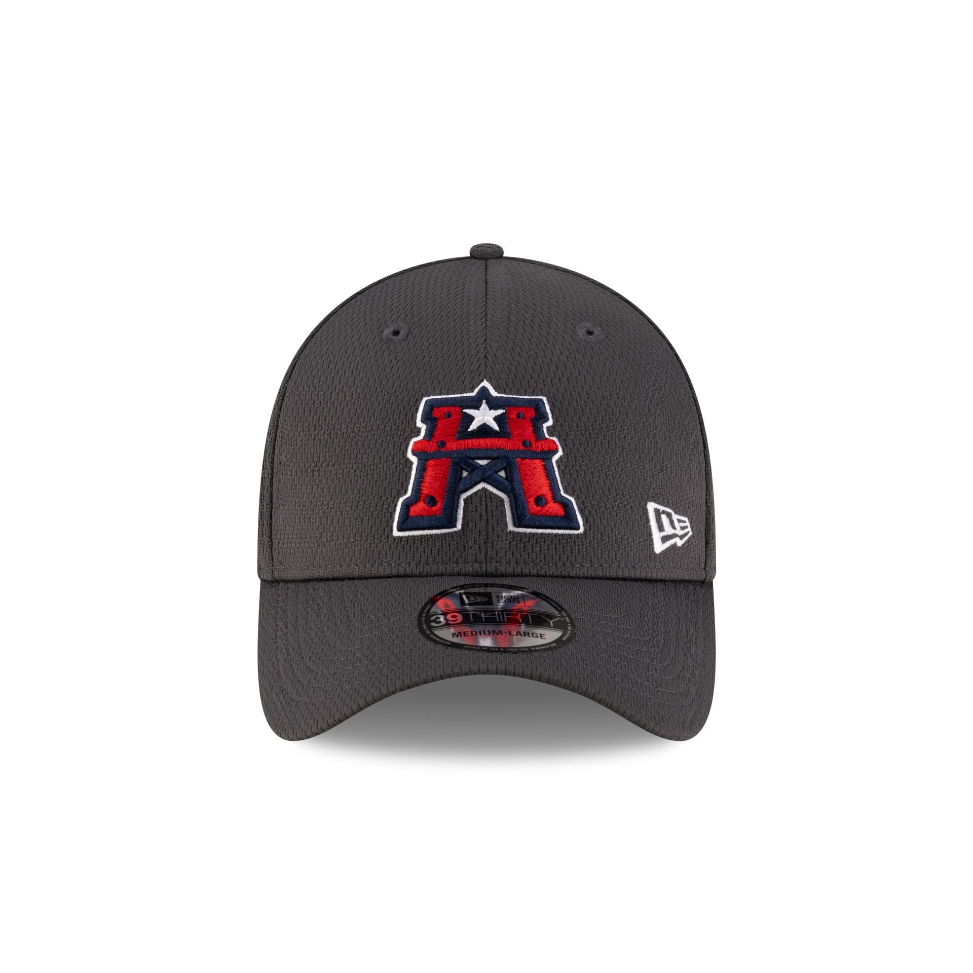 Houston Roughnecks Gray 39THIRTY Stretch Fit Hat
