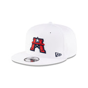 Houston Roughnecks White 9FIFTY Snapback Hat
