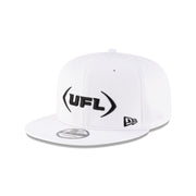 UFL White 9FIFTY Snapback Hat