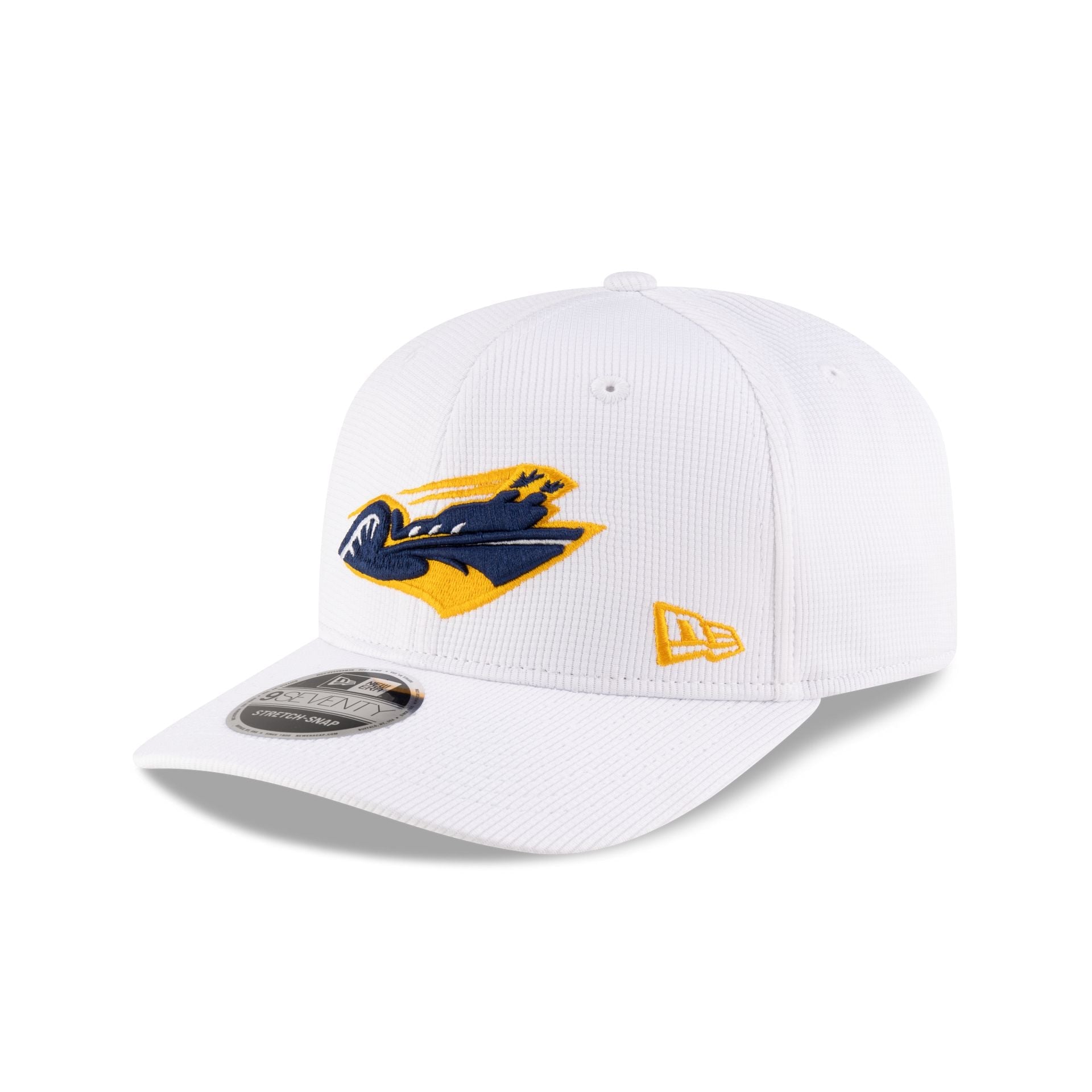 Memphis Showboats White 9SEVENTY Stretch-Snap Hat