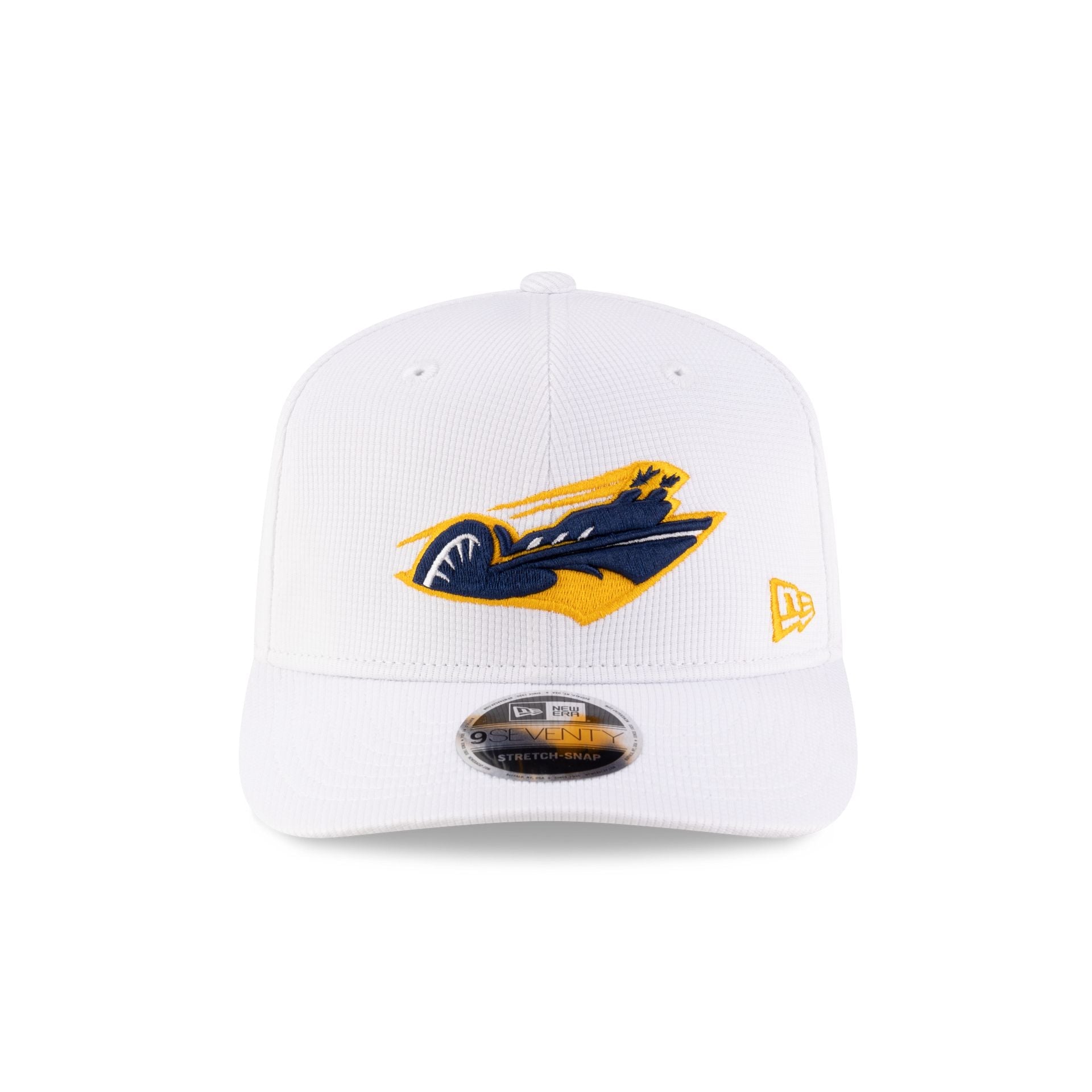 Memphis Showboats White 9SEVENTY Stretch-Snap Hat