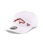 Birmingham Stallions White 9SEVENTY Stretch-Snap Hat