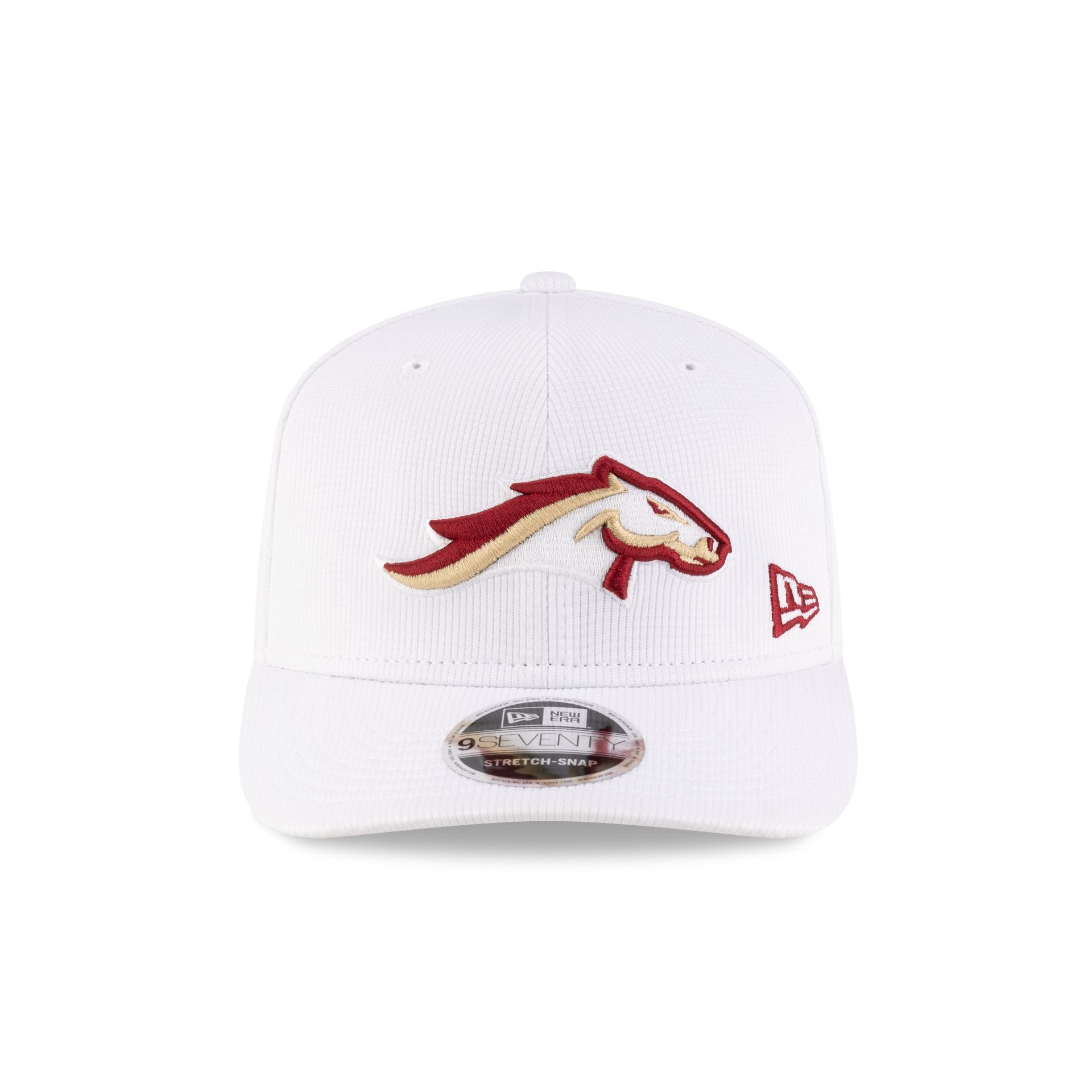Birmingham Stallions White 9SEVENTY Stretch-Snap Hat