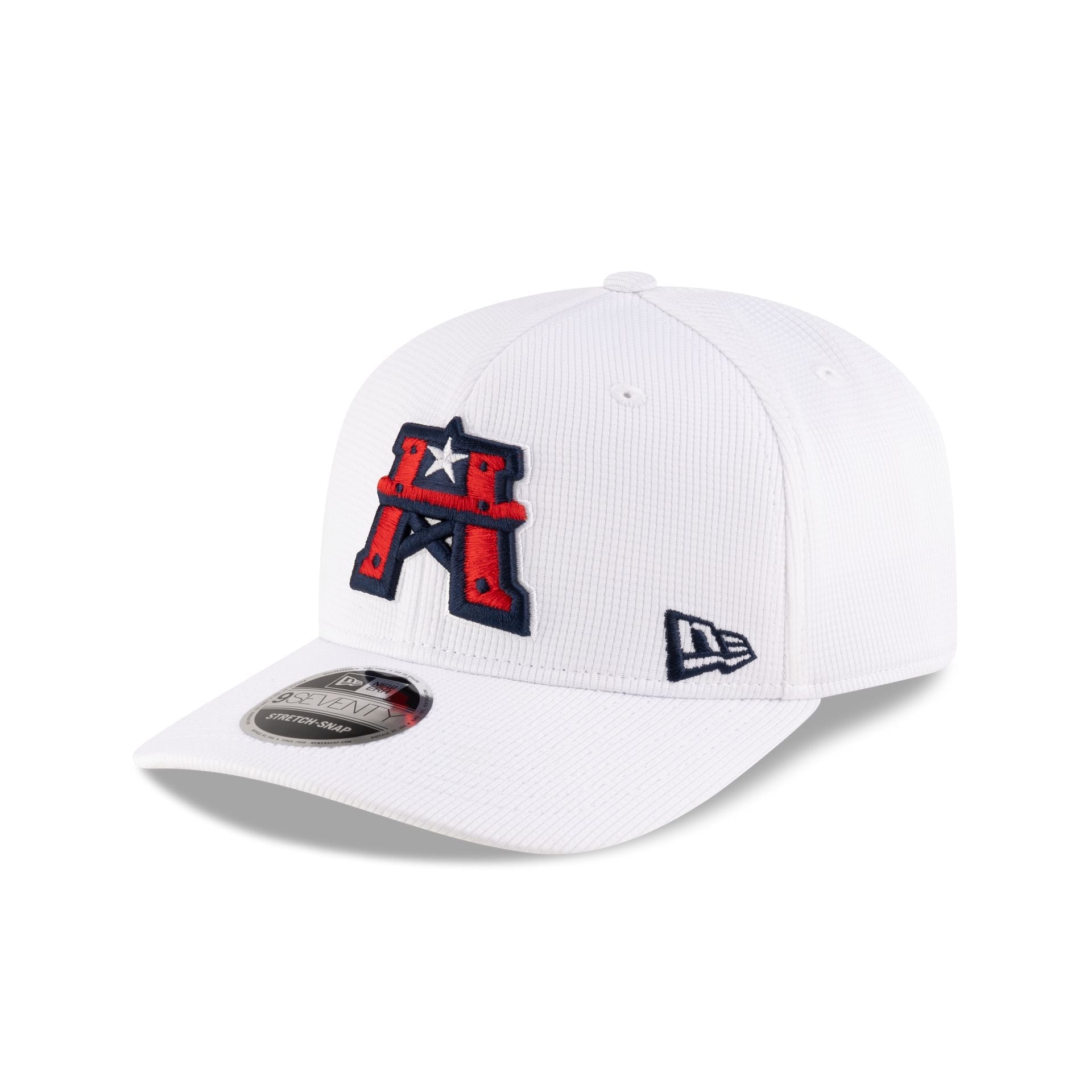Houston Roughnecks White 9SEVENTY Stretch-Snap Hat