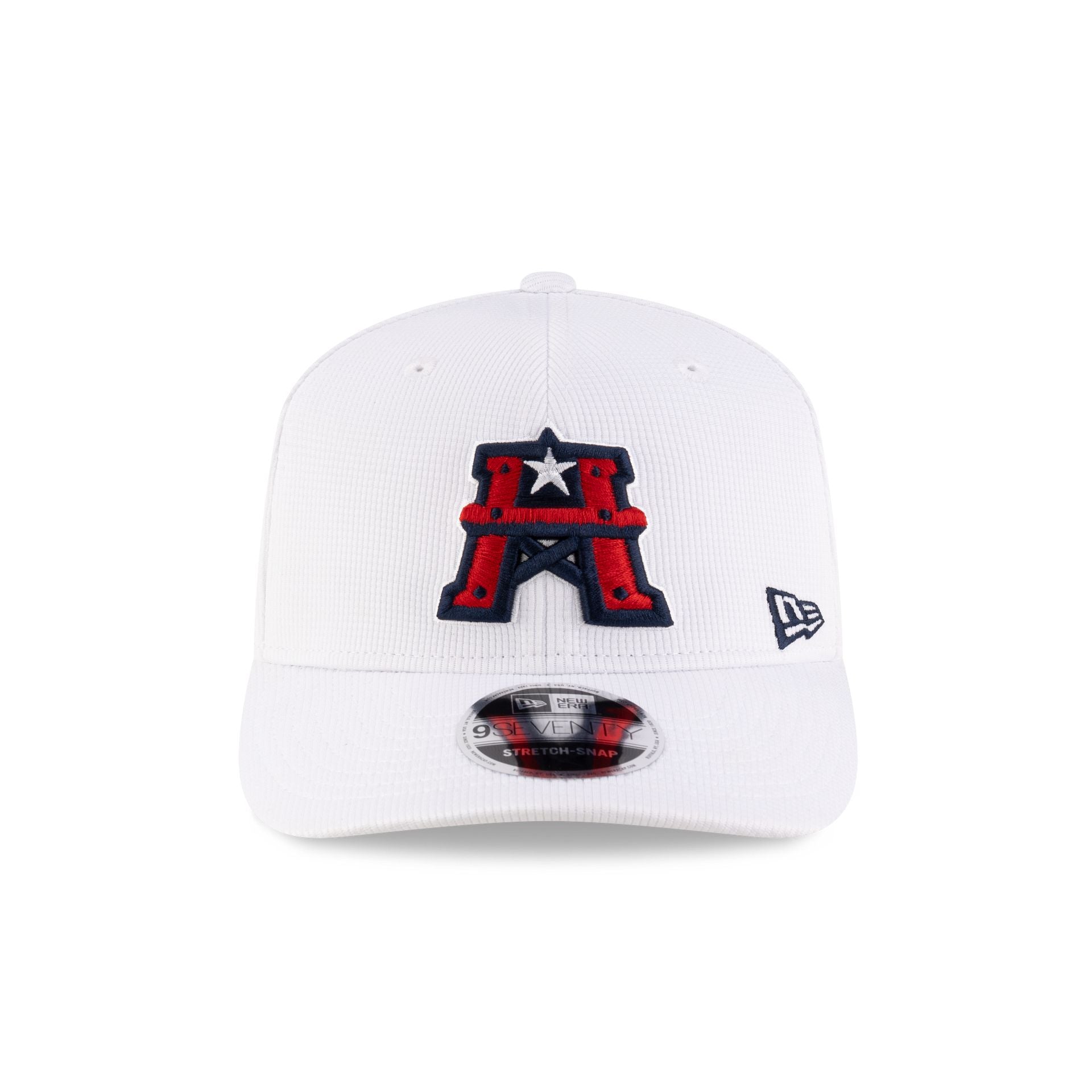 Houston Roughnecks White 9SEVENTY Stretch-Snap Hat
