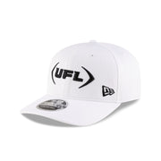 UFL White 9SEVENTY Stretch-Snap Hat