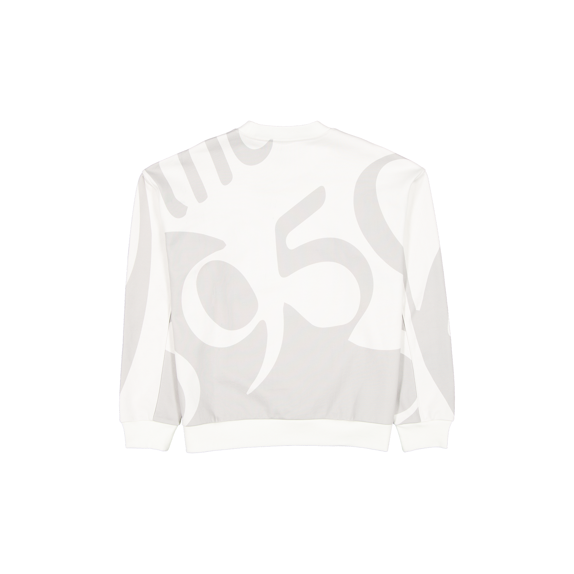 New Era Branded 59FIFTY Splitter College White Crewneck