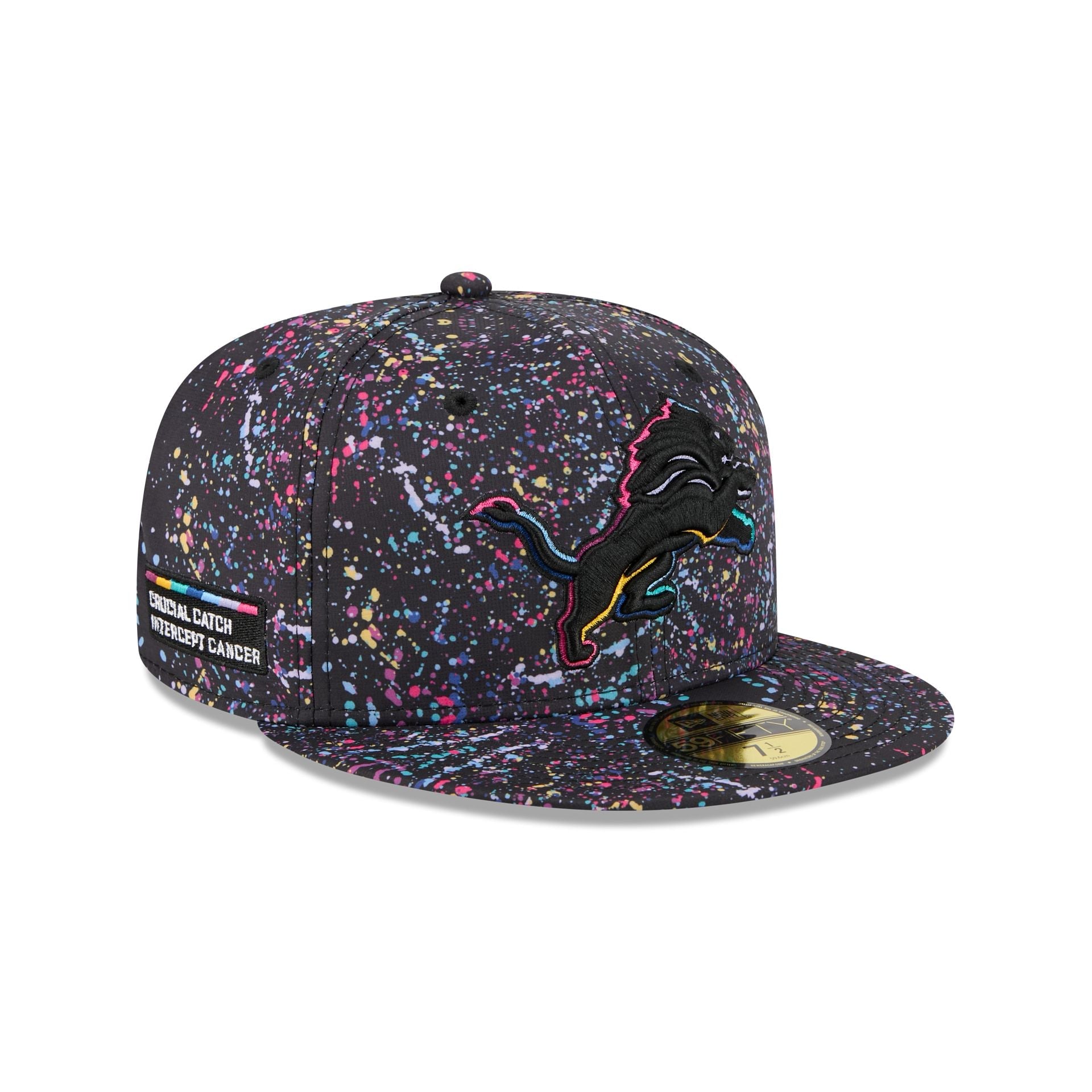 Detroit Lions 2025 Crucial Catch 59FIFTY Fitted Hat