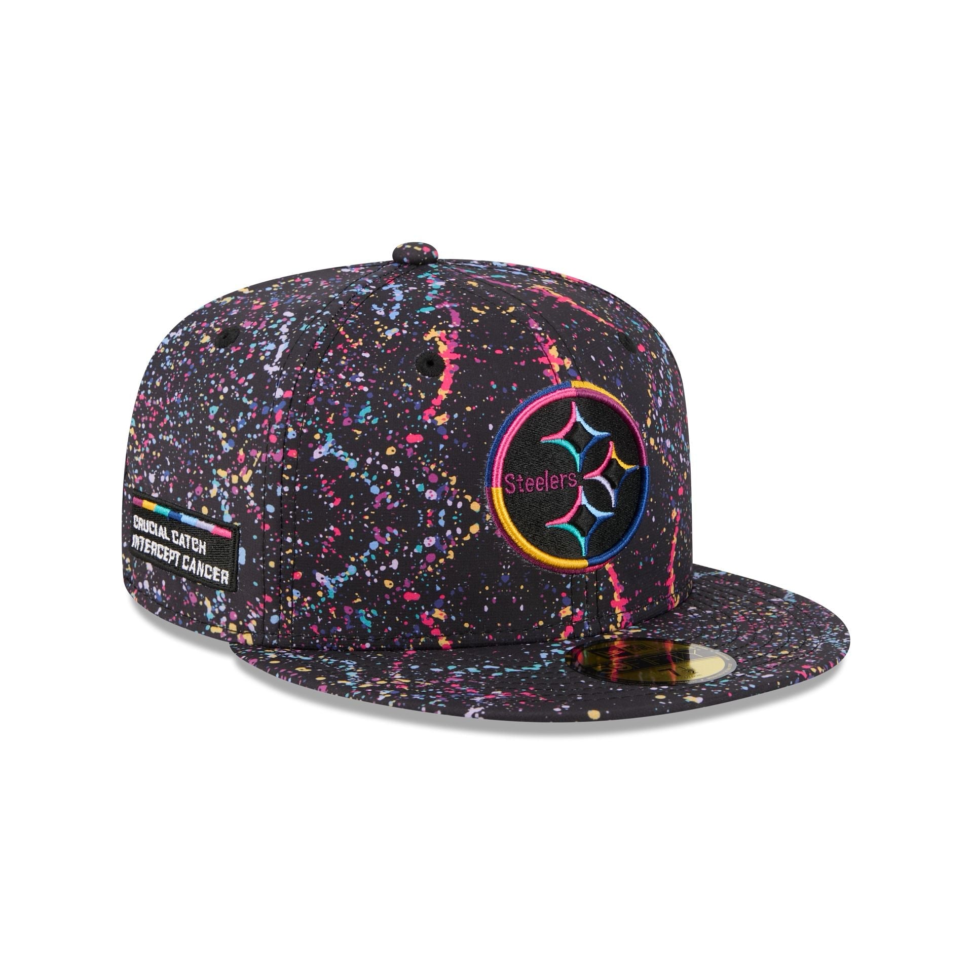 Pittsburgh Steelers 2025 Crucial Catch 59FIFTY Fitted Hat