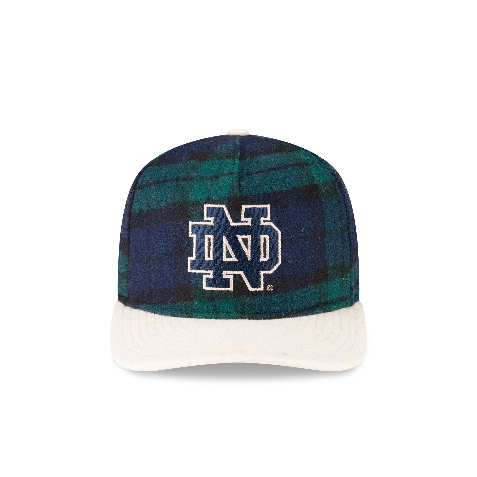 Notre Dame Fighting Irish Plaid Letterman 19TWENTY Adjustable Hat