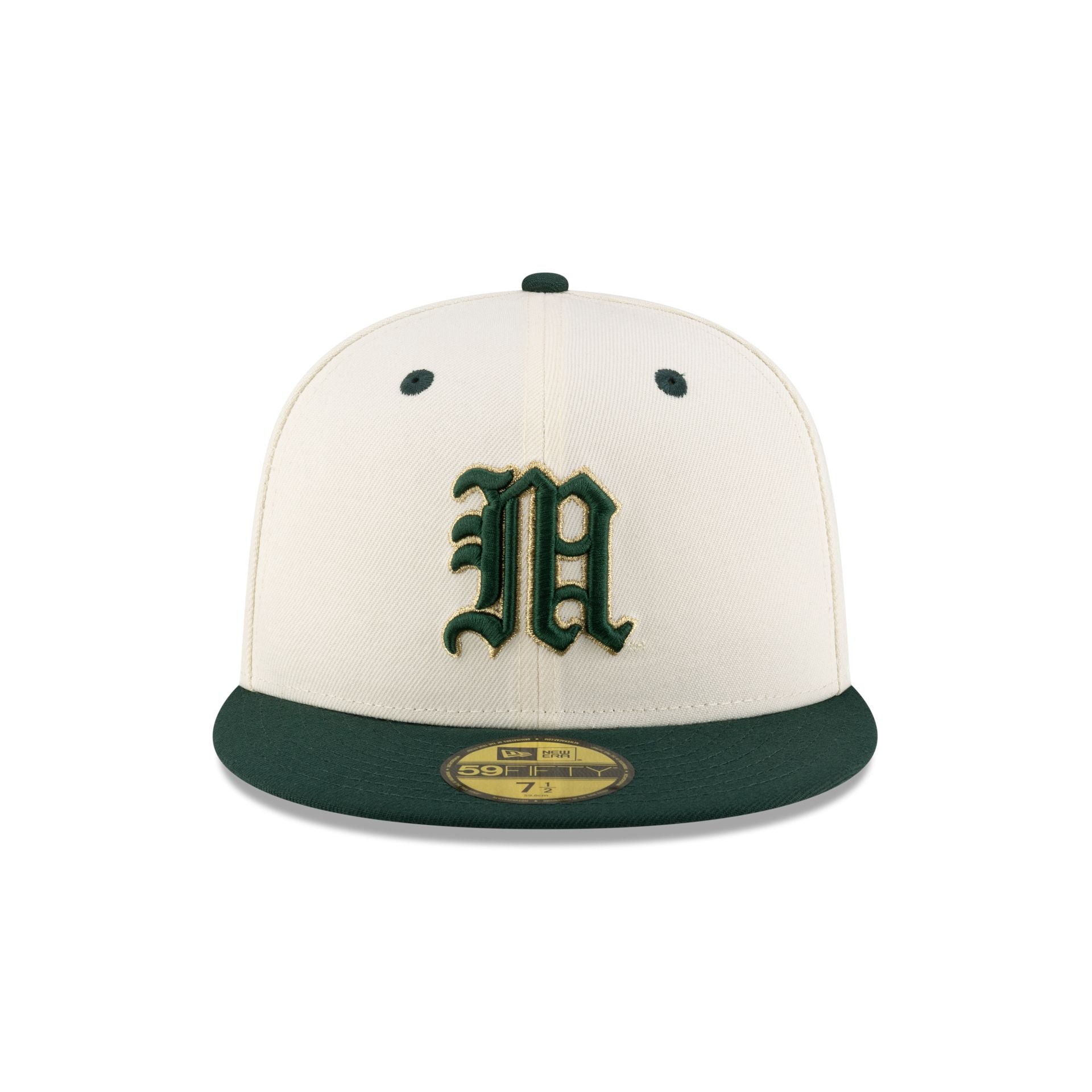 Miami Hurricanes Alt Chrome White 59FIFTY Fitted Hat