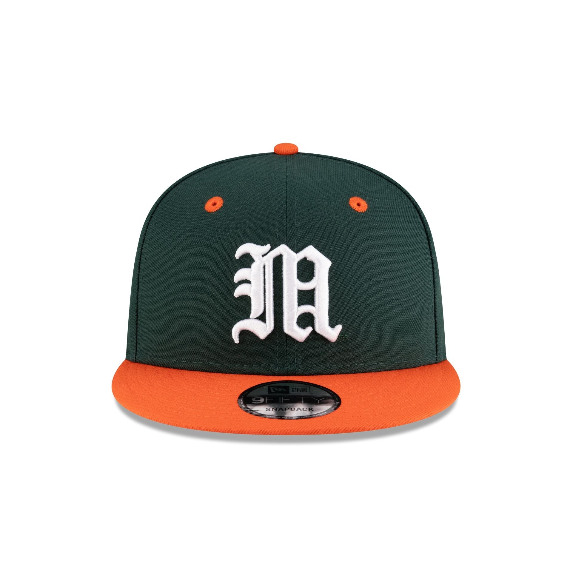 New Era x adidas Miami Hurricanes Green 9FIFTY Snapback Hat