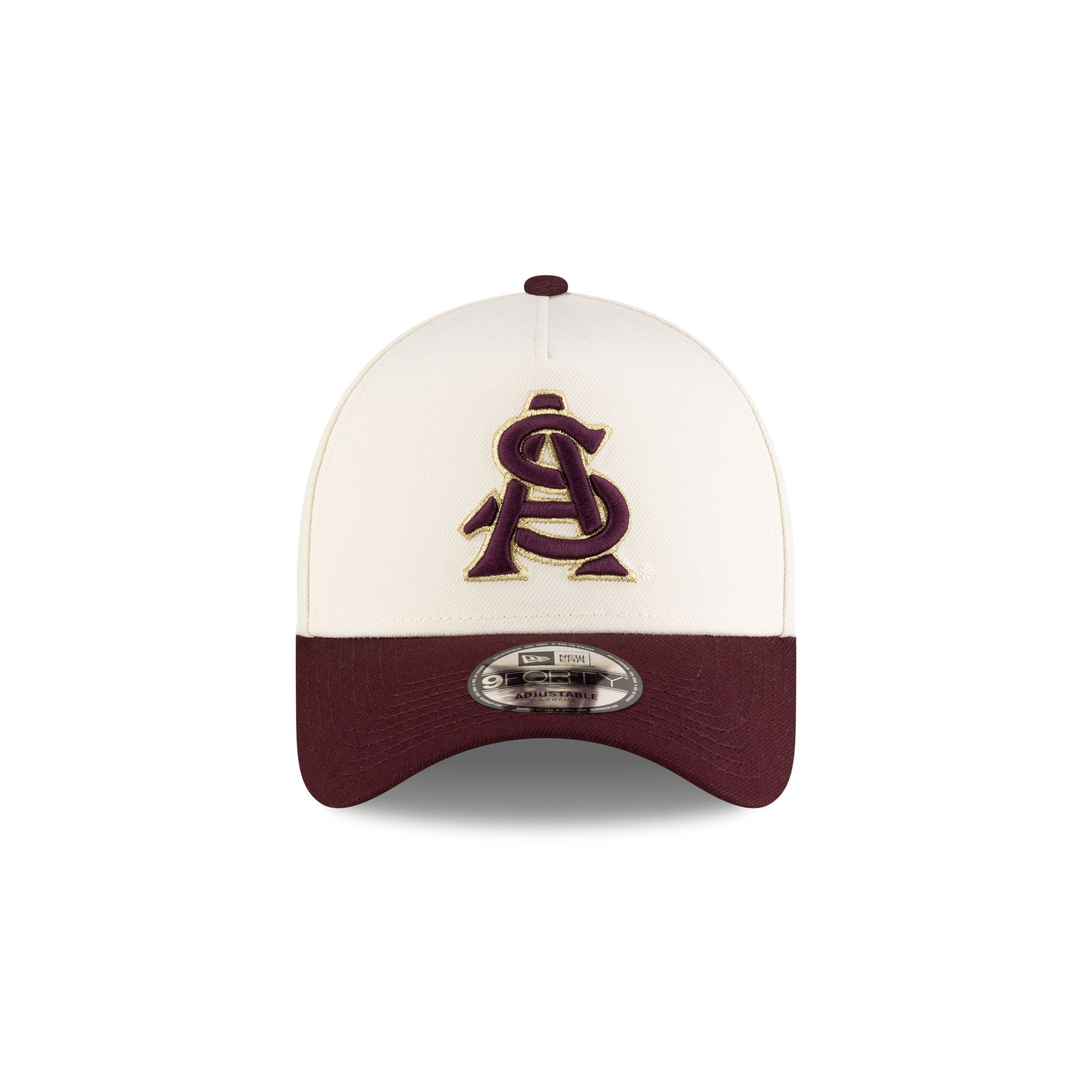 New Era x adidas Arizona State Sun Devils Chrome White 9FORTY A-Frame Snapback Hat