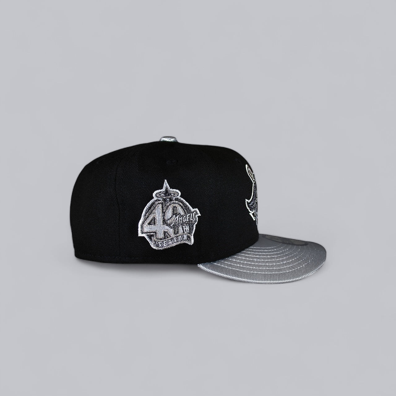 Anaheim Angels Black & Metallic 40th Season Grey UV