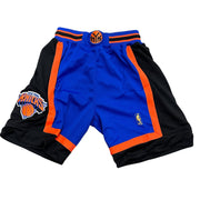 New York Knicks Blue Authentic Shorts