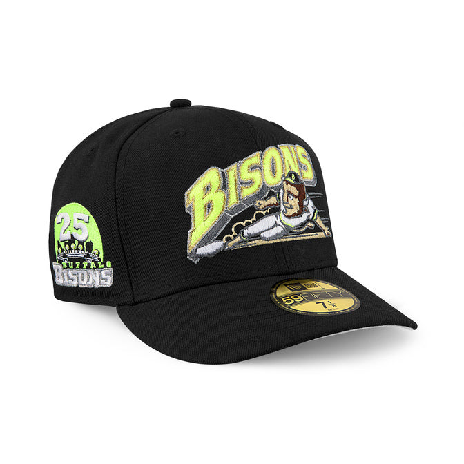Buffalo Bison Black Lime green uv