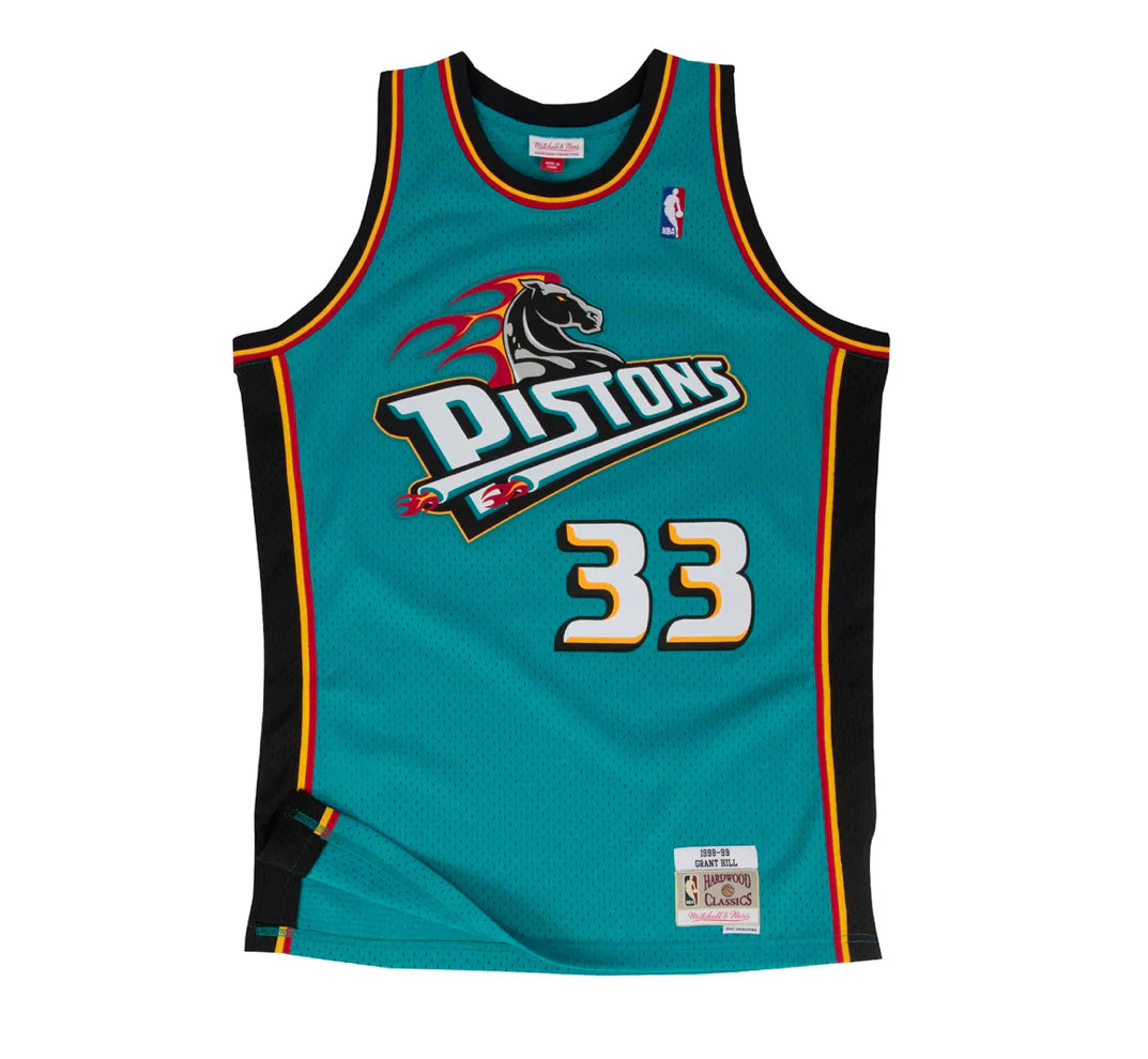 DETROIT PISTONS Teal GRANT Hill Jersey