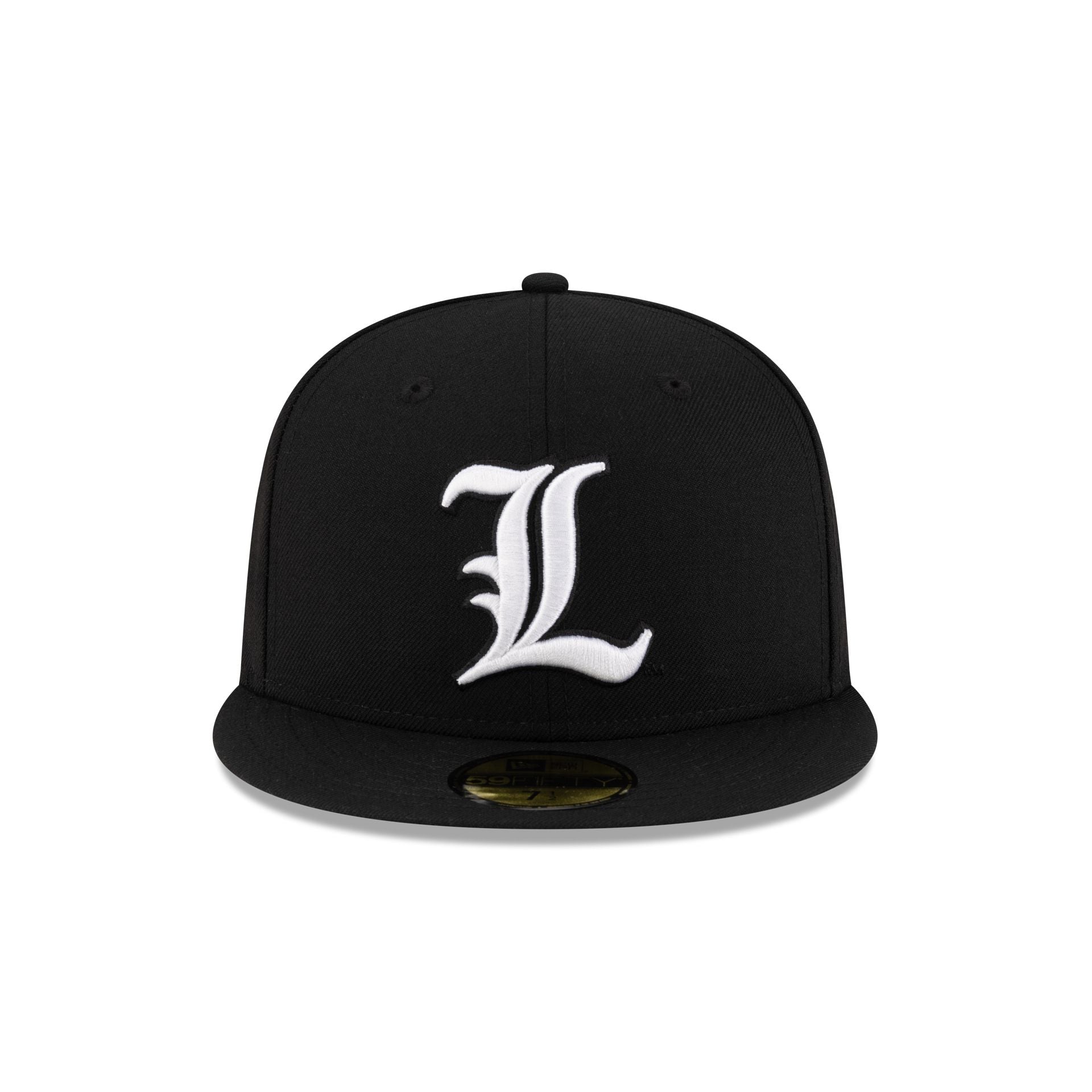 Just Caps Gothic Script Louisville Cardinals 59FIFTY Fitted Hat