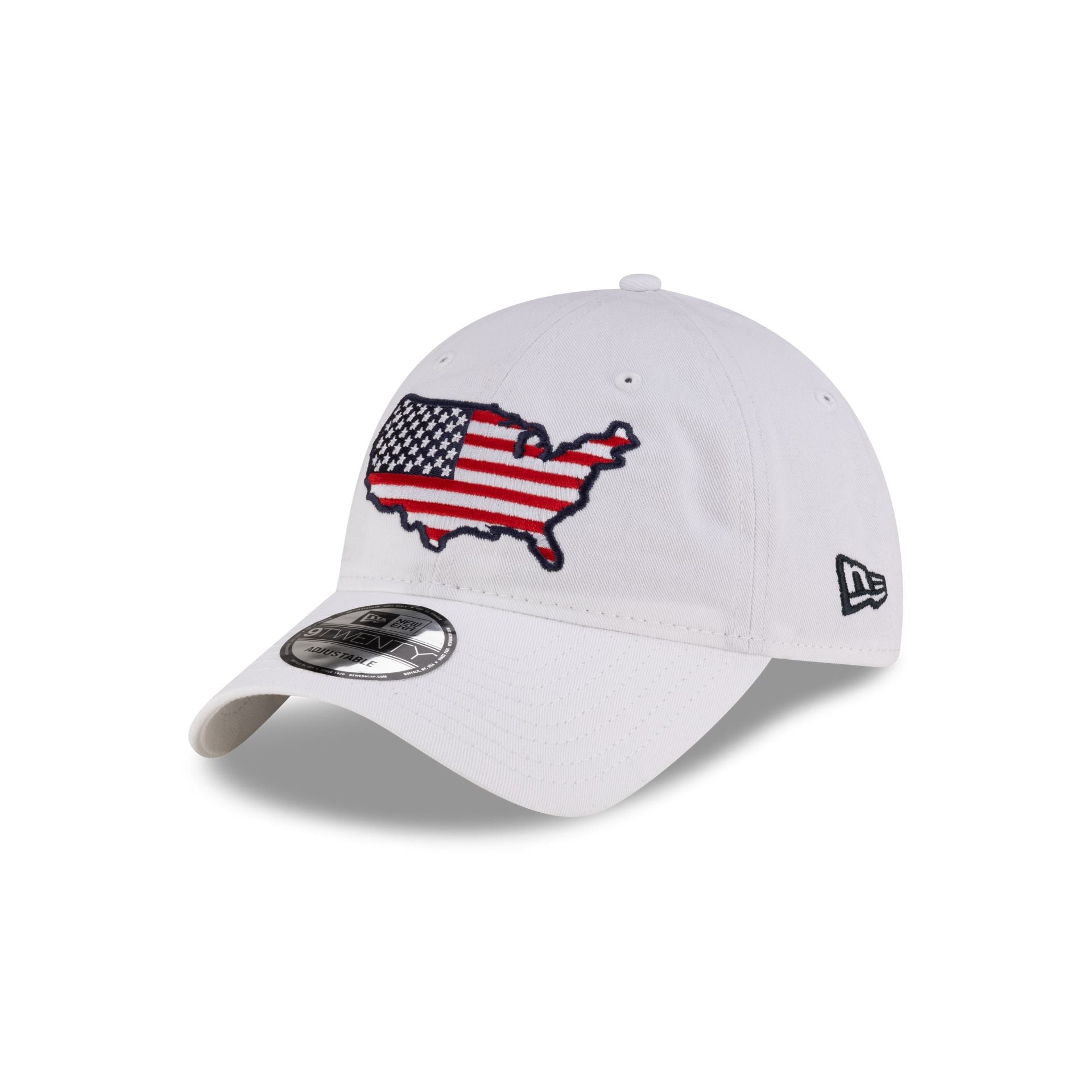 New Era Cap USA Country White 9TWENTY Adjustable Hat