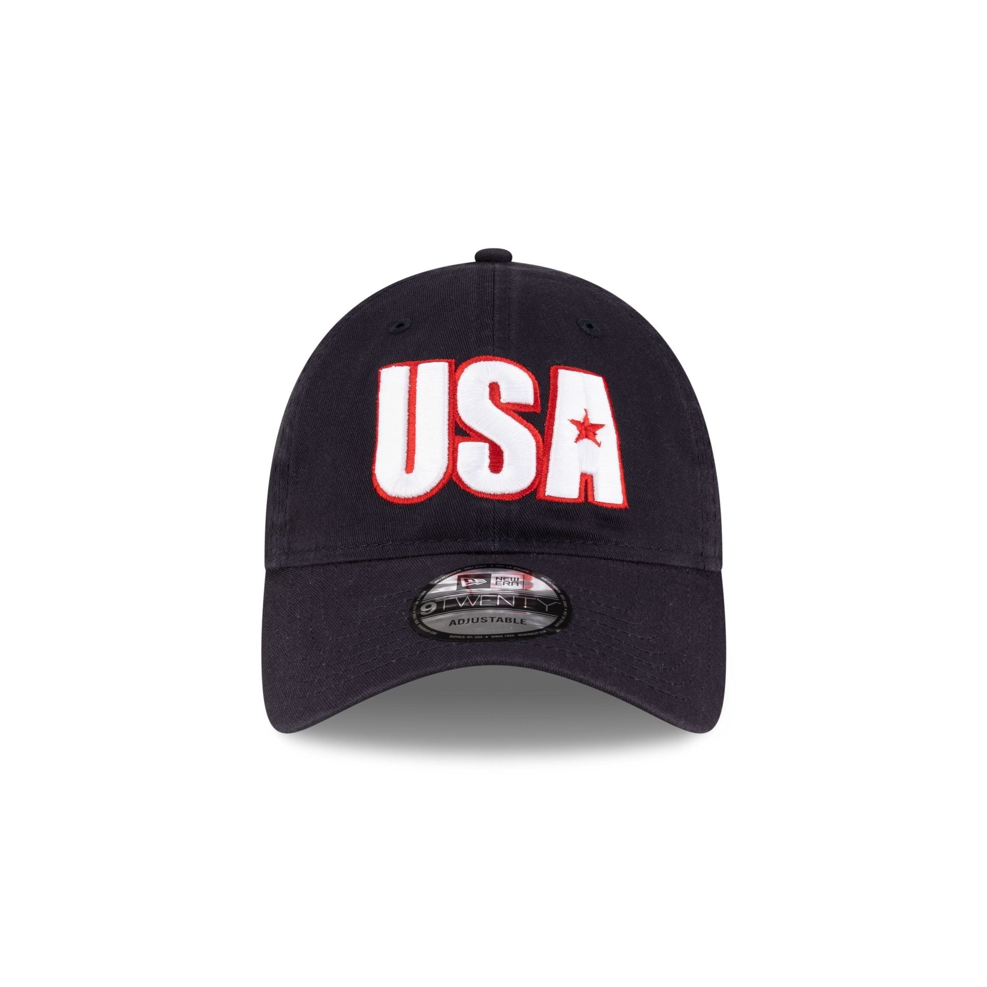 New Era Cap USA Star Navy 9TWENTY Adjustable Hat