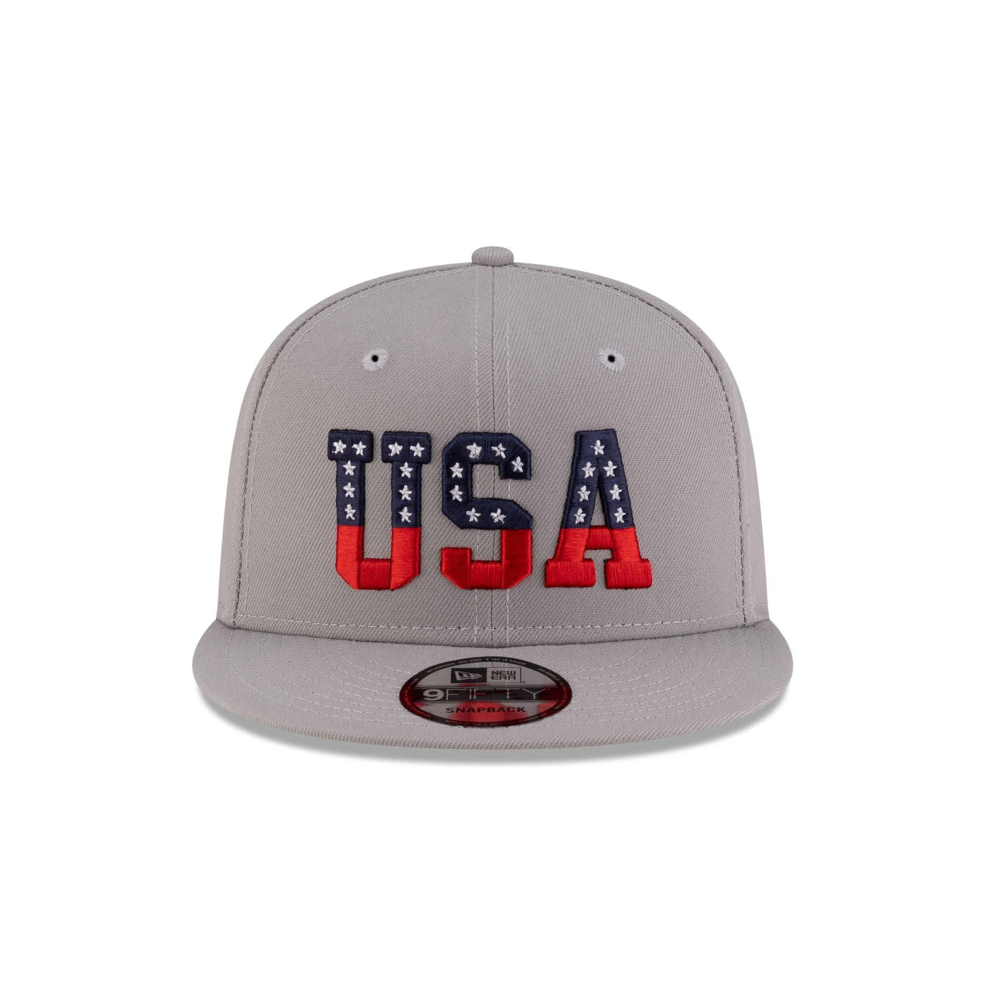 New Era Cap USA Stars Gray 9FIFTY Snapback Hat