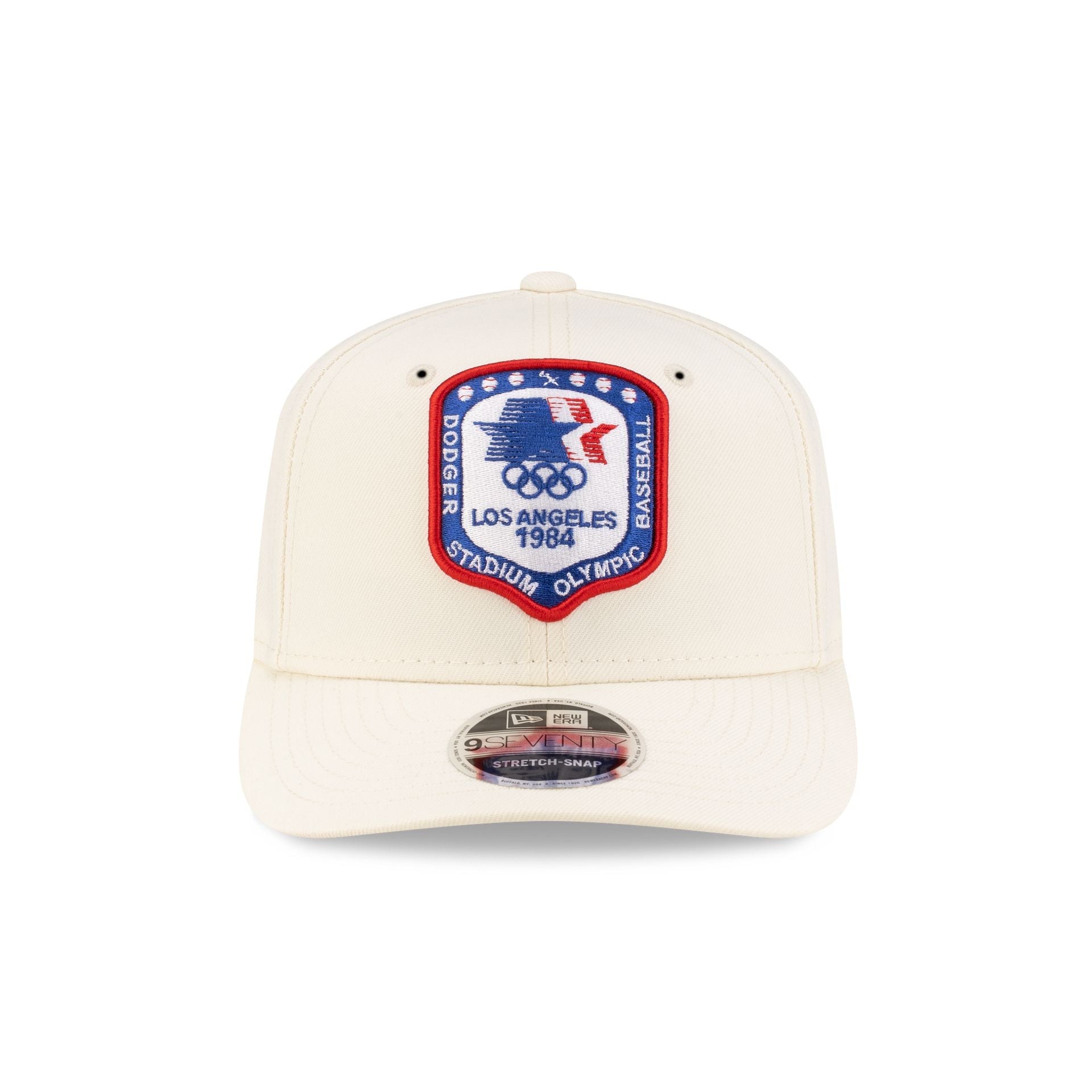 Los Angeles Dodgers 1984 Olympics Chrome White 9SEVENTY Stretch-Snap Hat