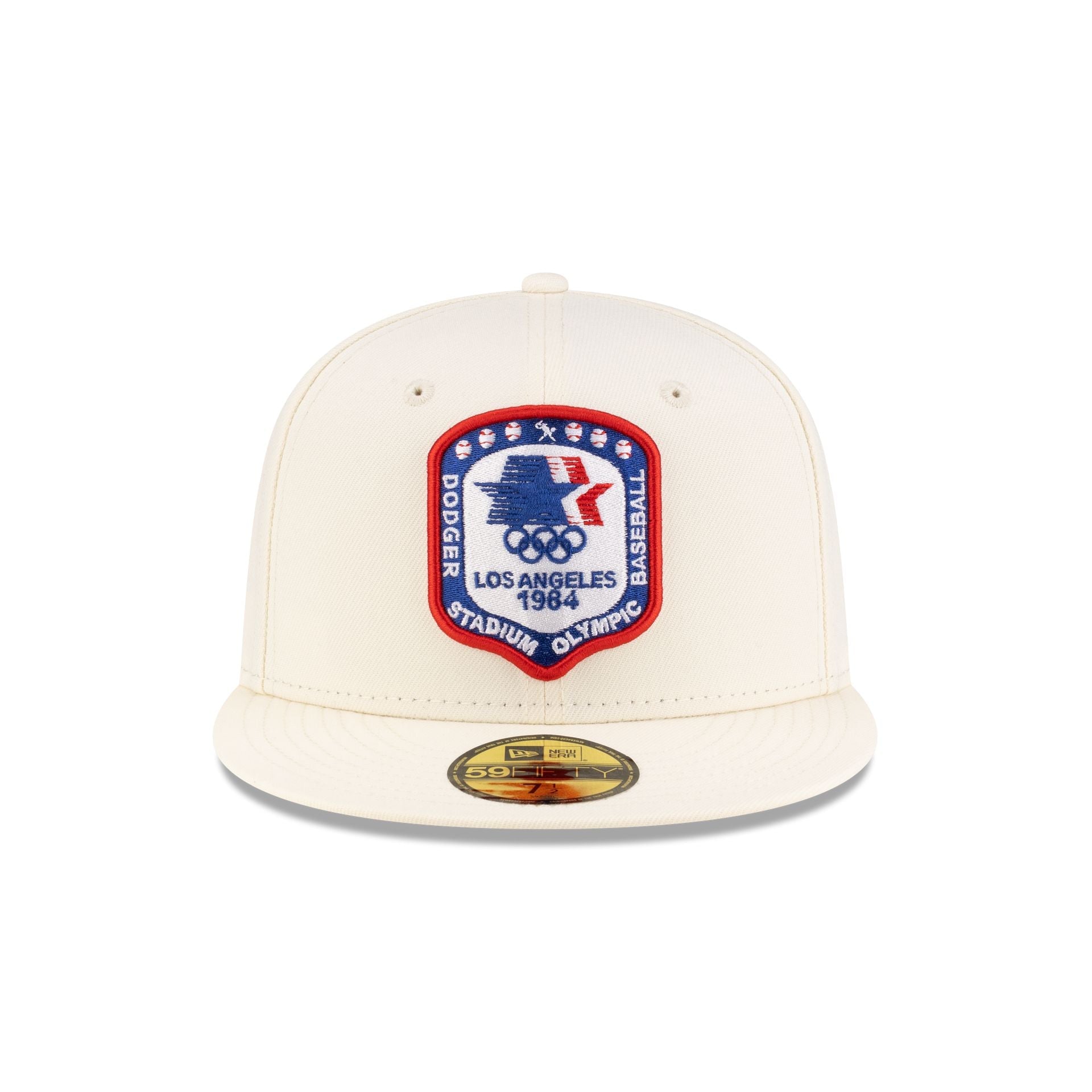 Los Angeles Dodgers 1984 Olympics Chrome White 59FIFTY Fitted Hat