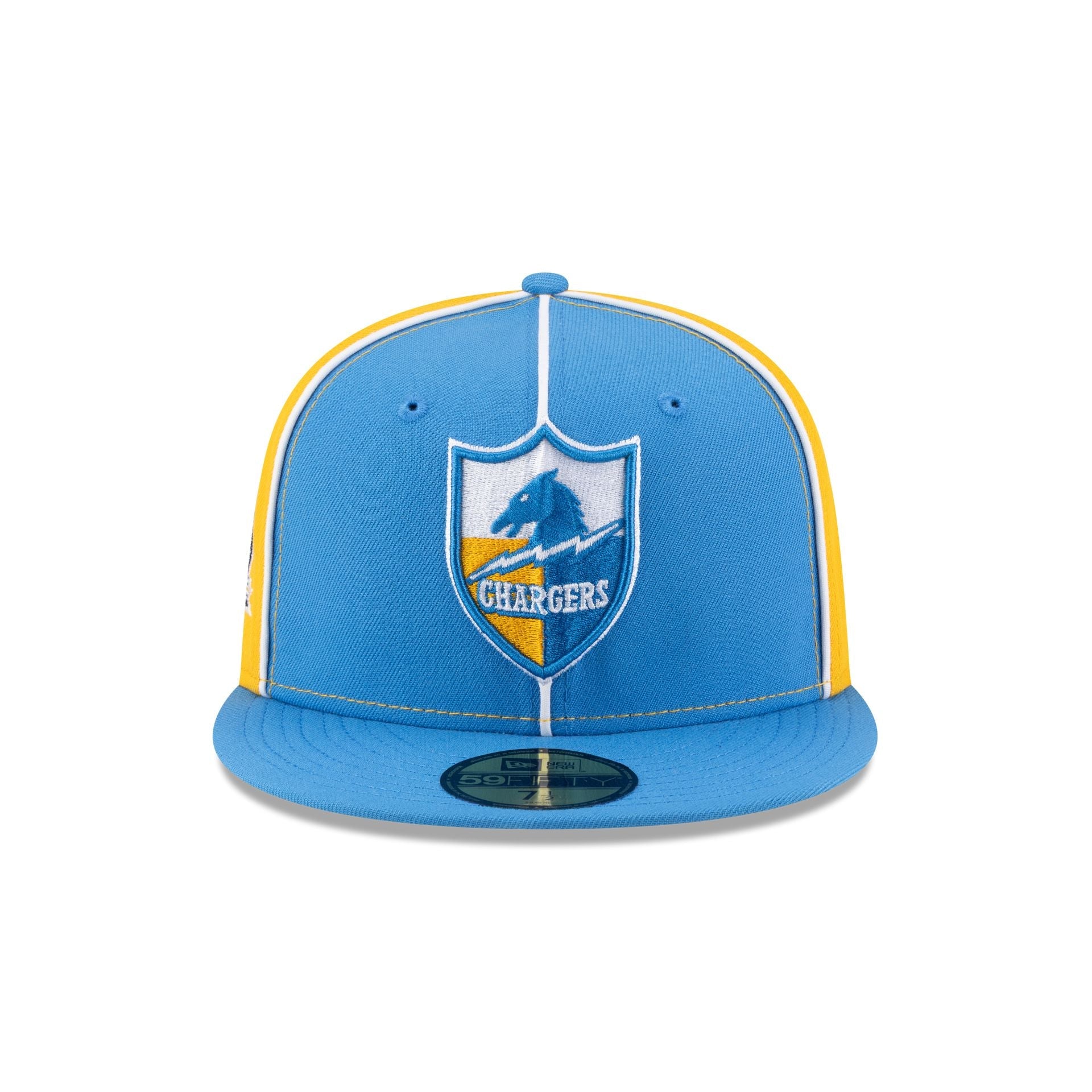 Los Angeles Chargers Two-Tone Pinwheel 59FIFTY Fitted Hat