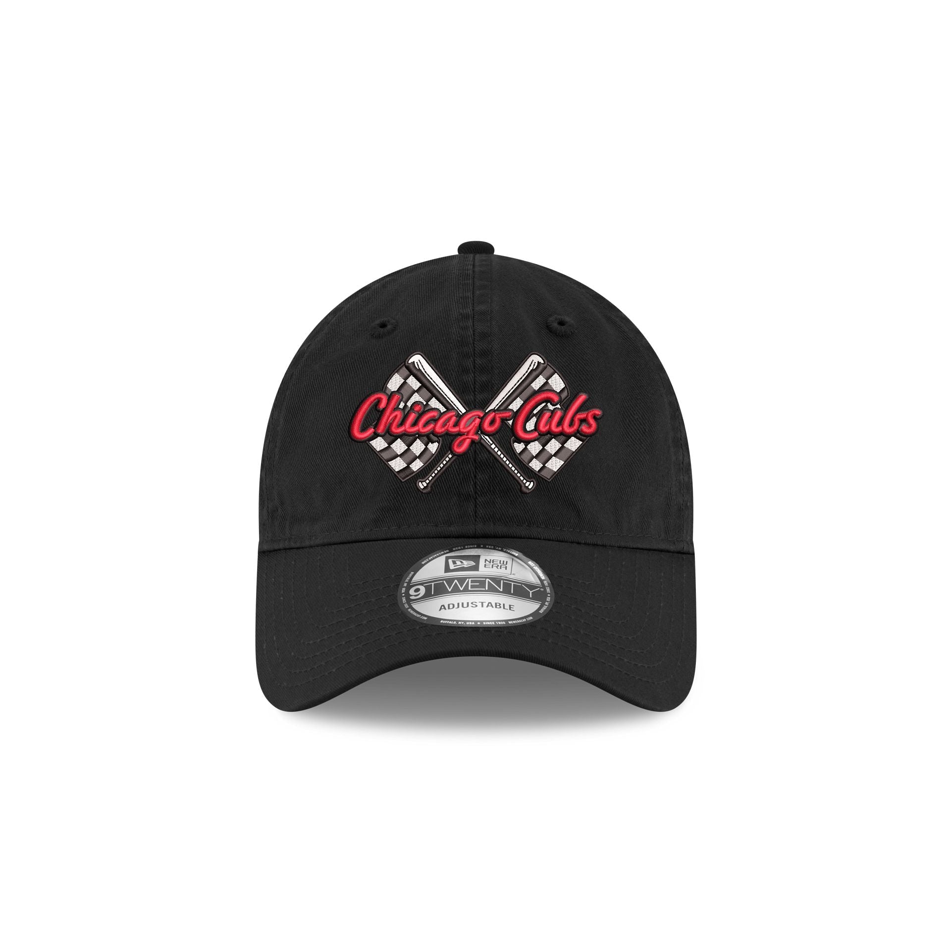 Chicago Cubs x NASCAR Chicago Street Race Black 9TWENTY Adjustable Hat